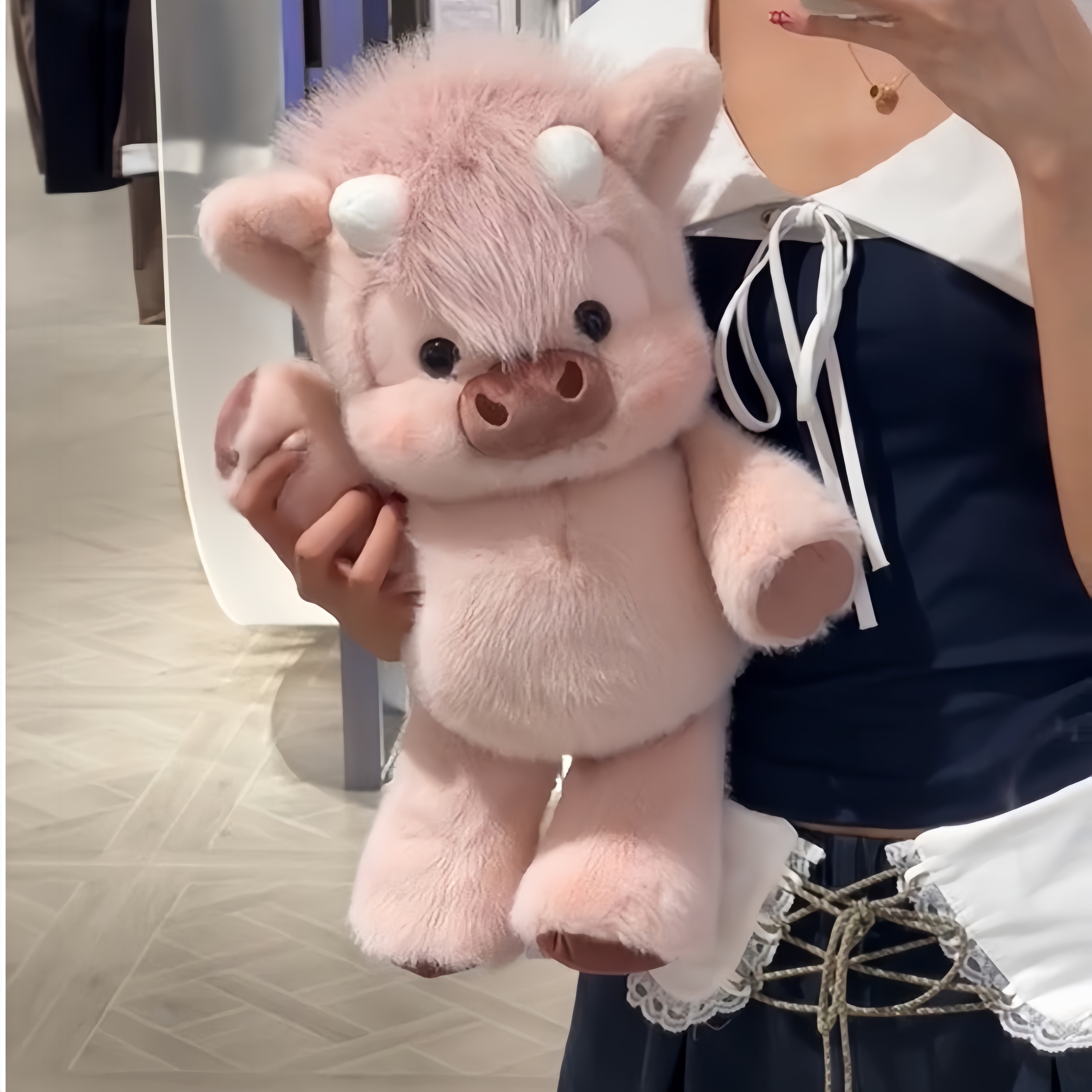 Cute companion plushie display