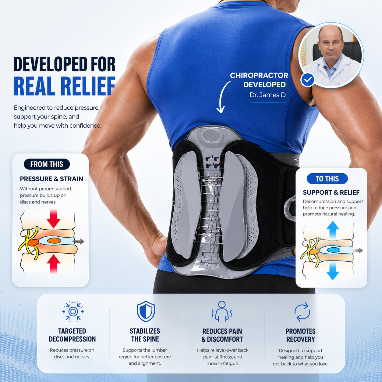 TRUE JOINT™ BACK BRACE