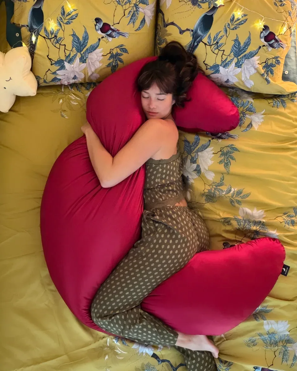 The MoonNest- Satin  Crimson