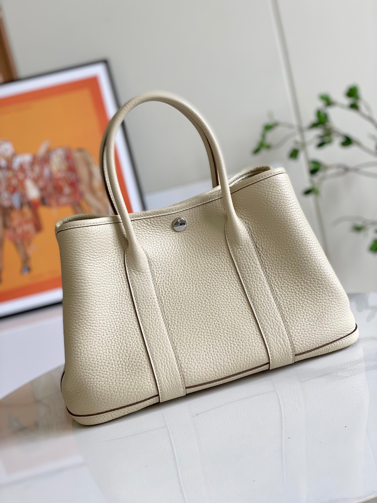 Hermes 10A Handbag Shoulder Bag Top Mirror Quality Version Garden30