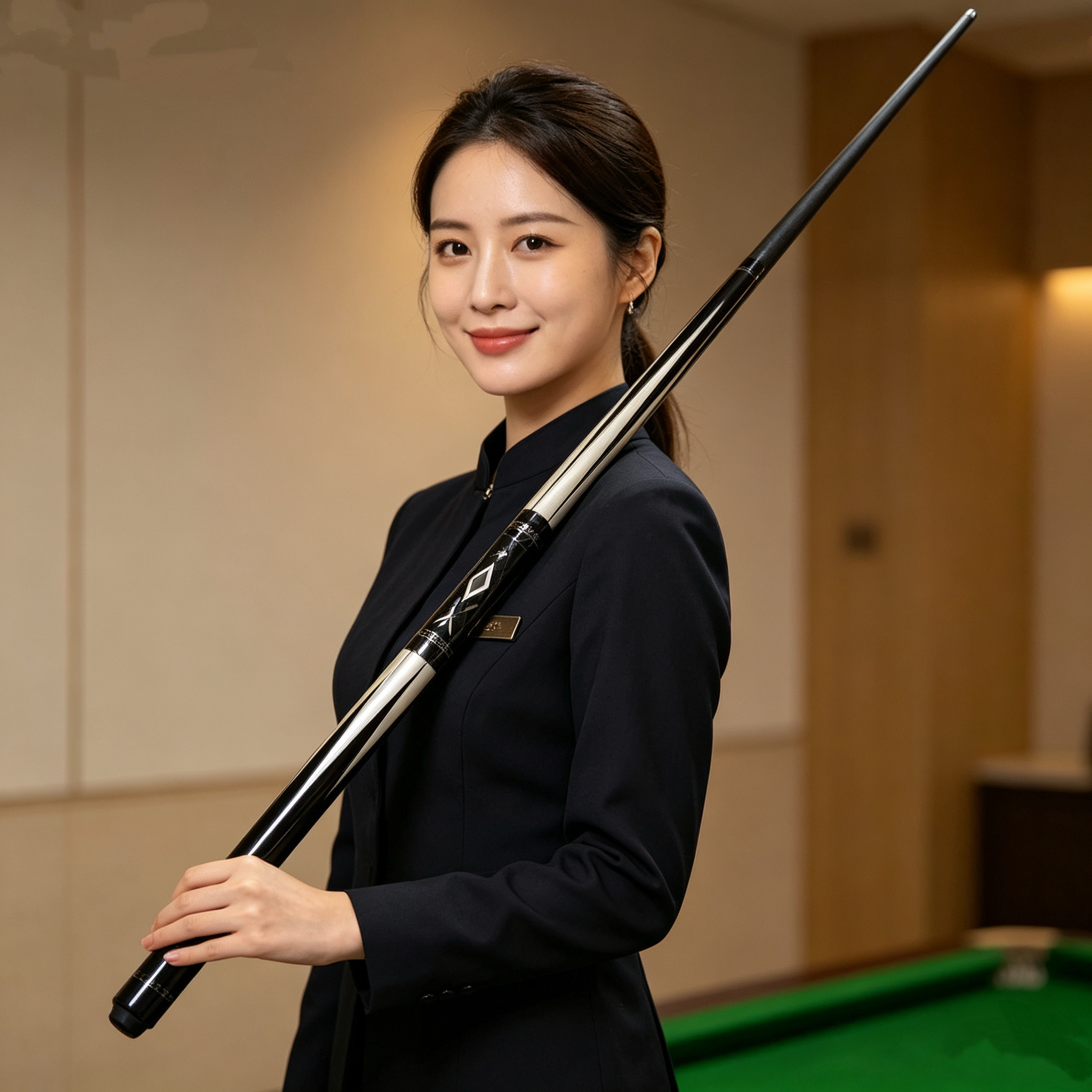 14MM Carbon Fiber Break Cue, Chinese Black 8 Billiard Cue, Professional 9 Ball Pool Stick