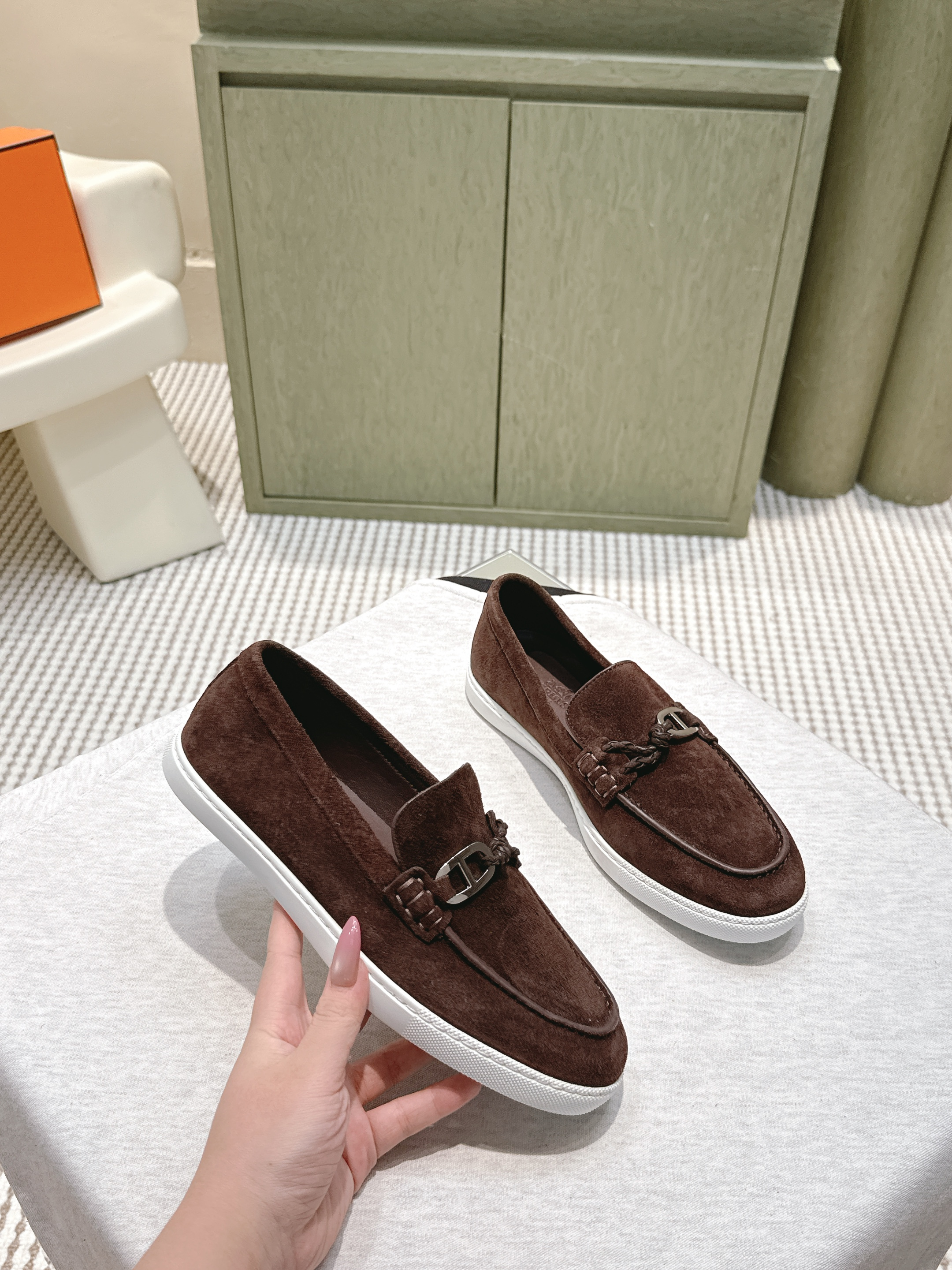 Hermes Unisex Ignacio Mocassin