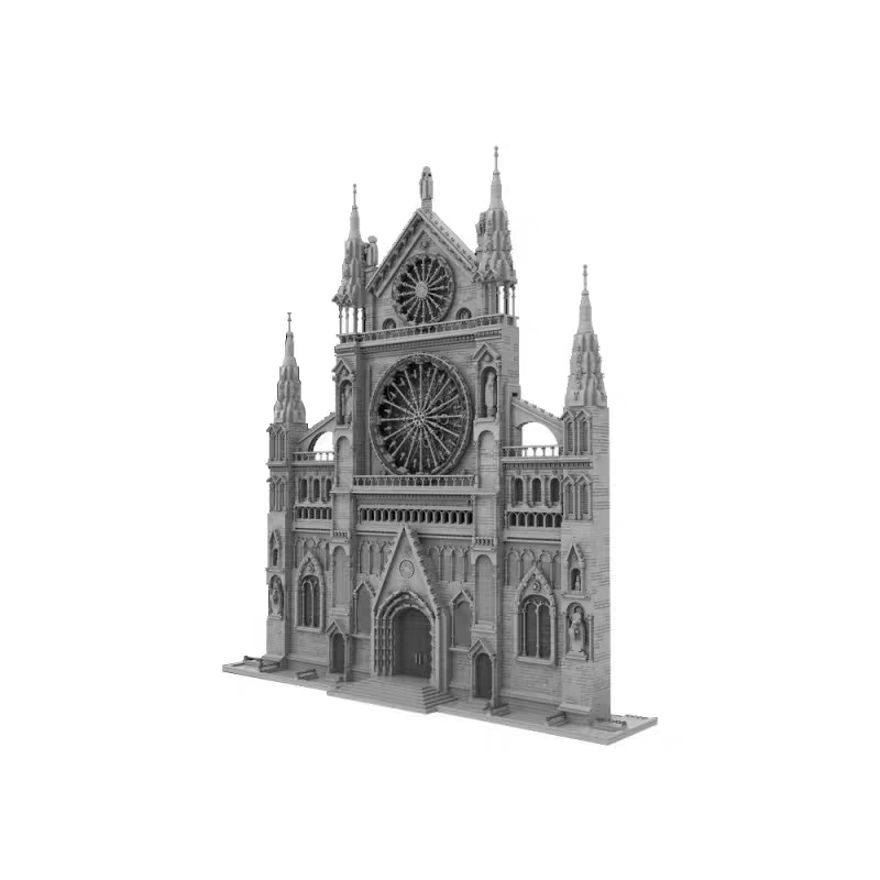MOC 199891 - Gothic Cathedral Facade