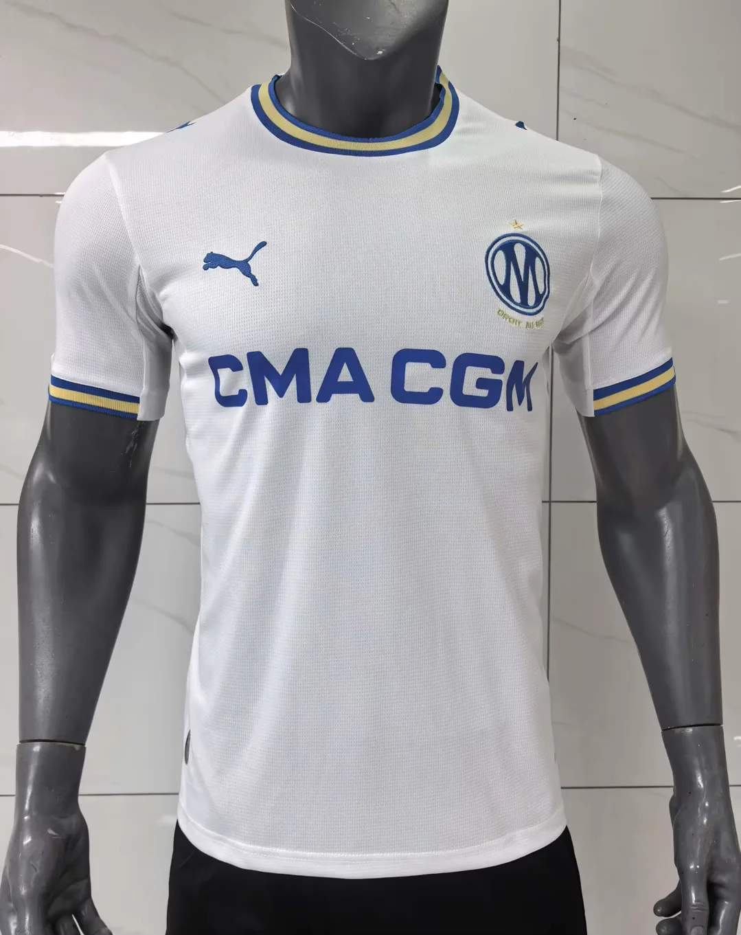 2026-27 Marseille Training Edition White Fans Football Shirt 1:1 Thai Quality