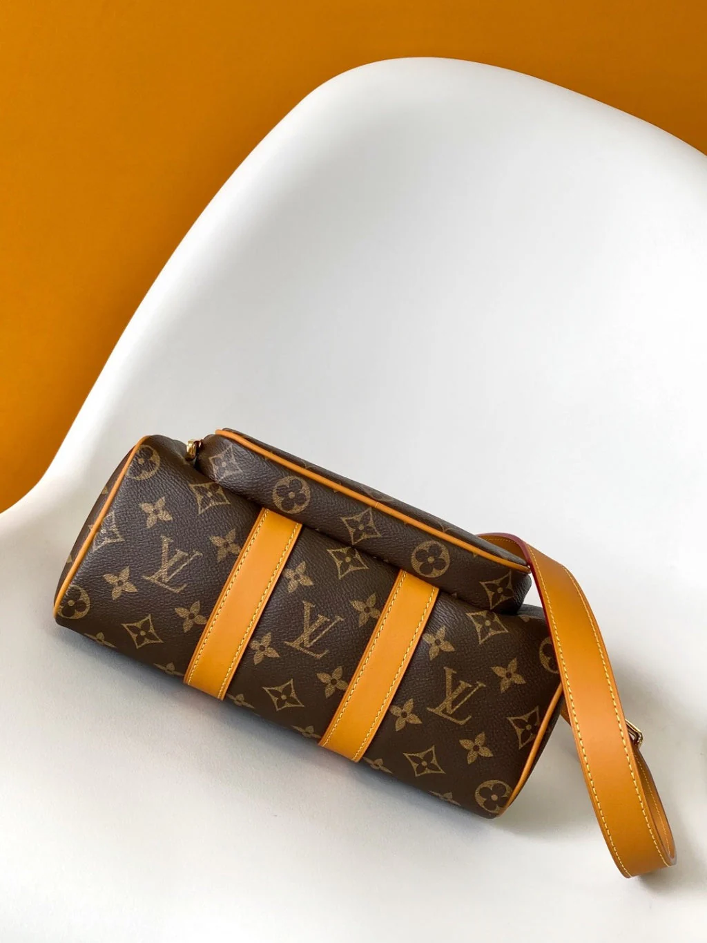 Louis Vuitton LV M14026 Keepall Bandoulière Cargo 25 Brown Monogram Caflskin GHW