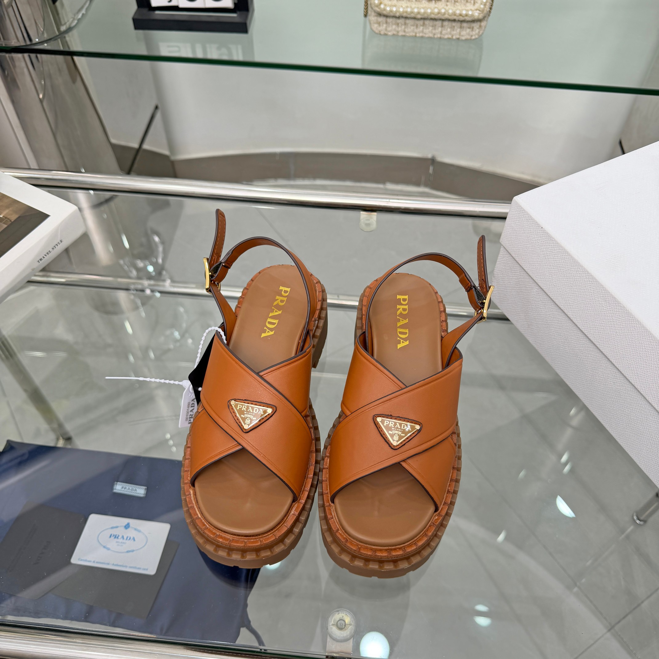 Prada Women's Leather Sandal