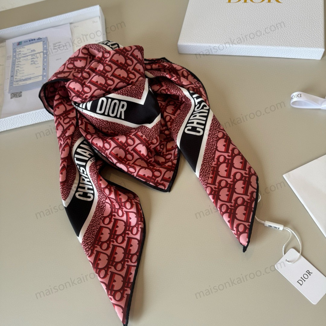 Dior Oblique Square Scarf - KAIROO