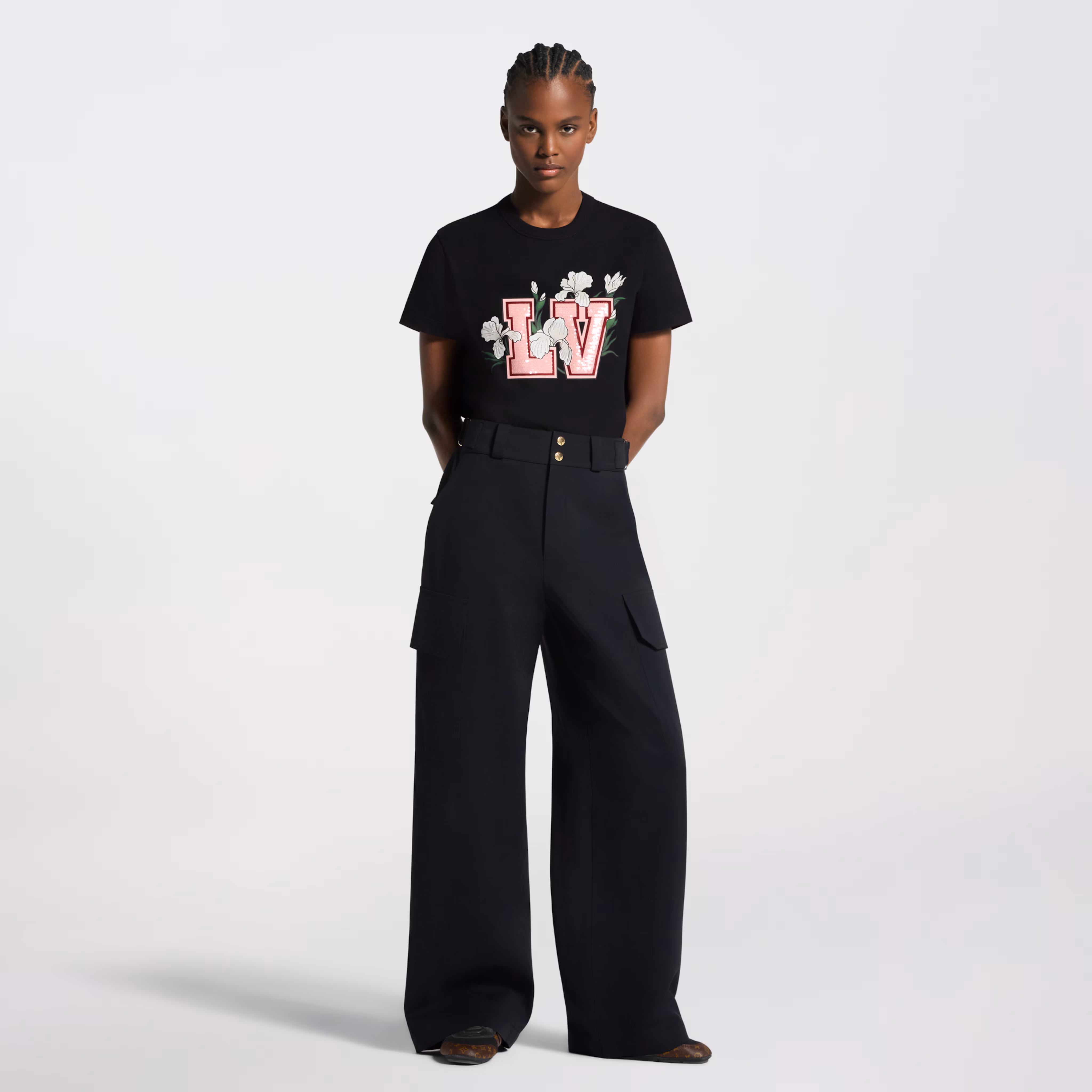 スパンコール シグネチャーTシャツ