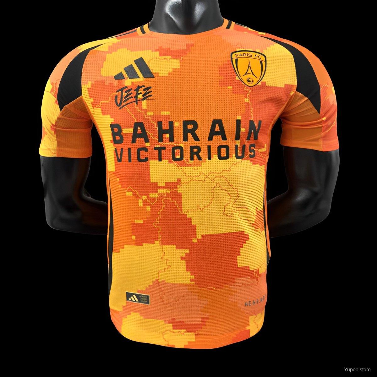 25/26 Paris FC Third/ Away  Orange Player Version Jersey