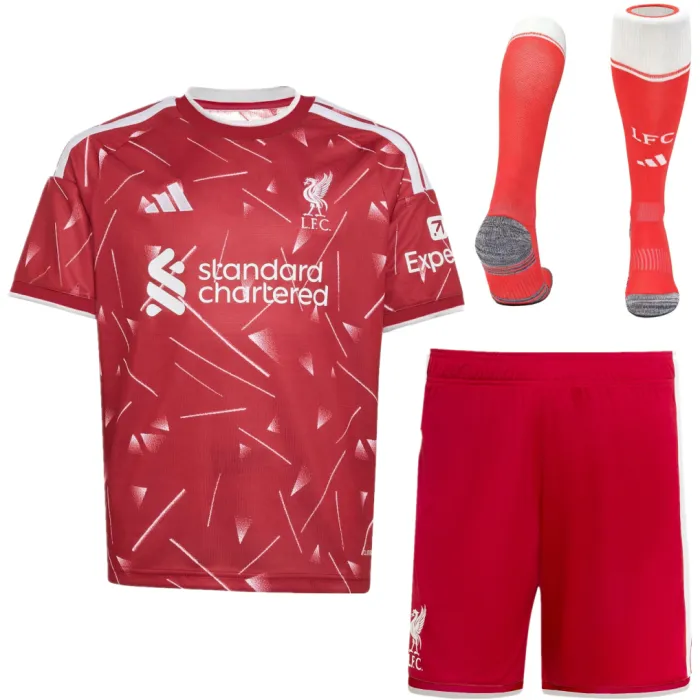 Kids Liverpool Home Jersey Suit & Socks 26/27
