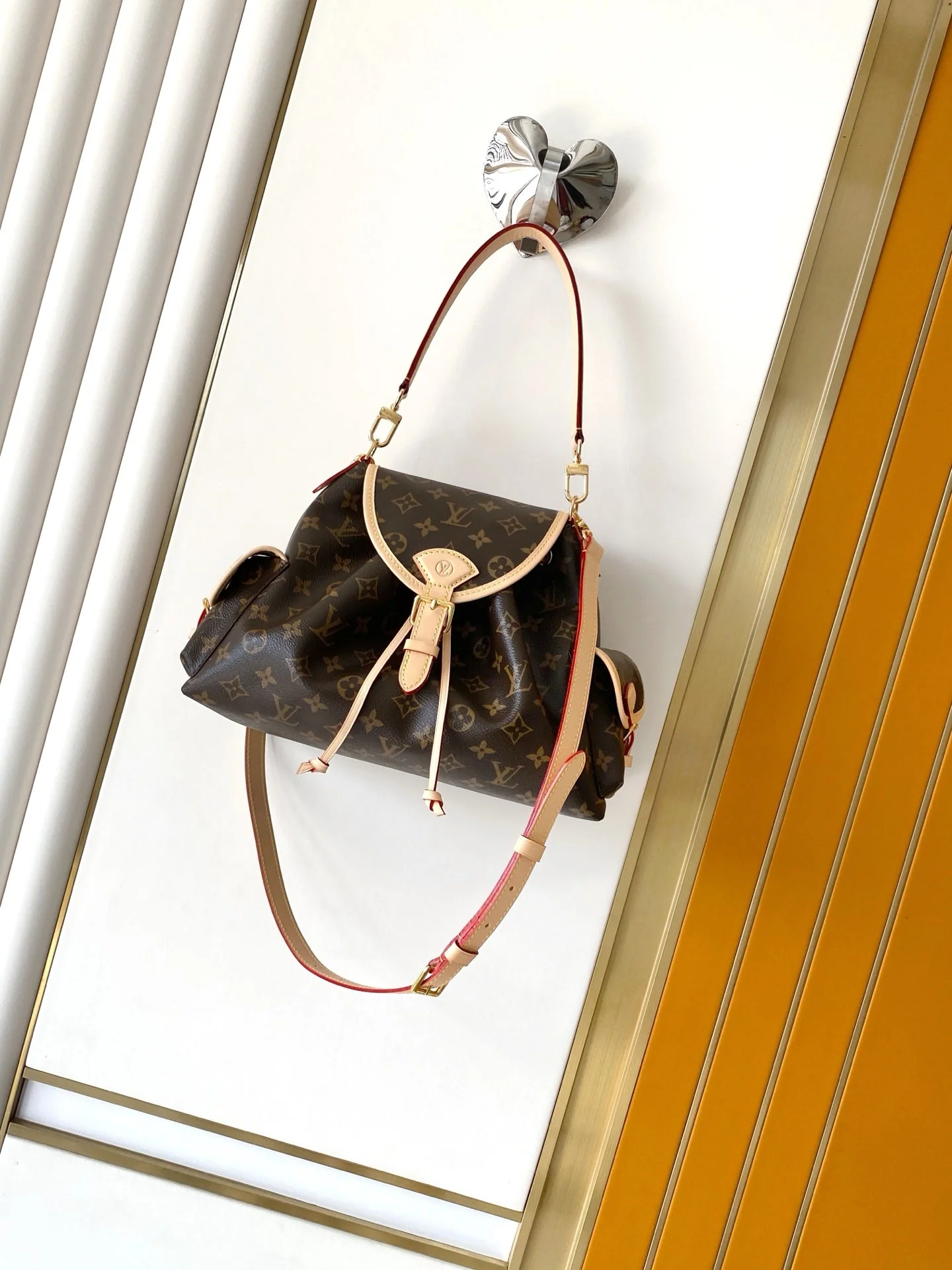 Louis Vuitton LV M26040 Odyssee MM NM Handbag 36cm Brown Monogram pattern & Canvas