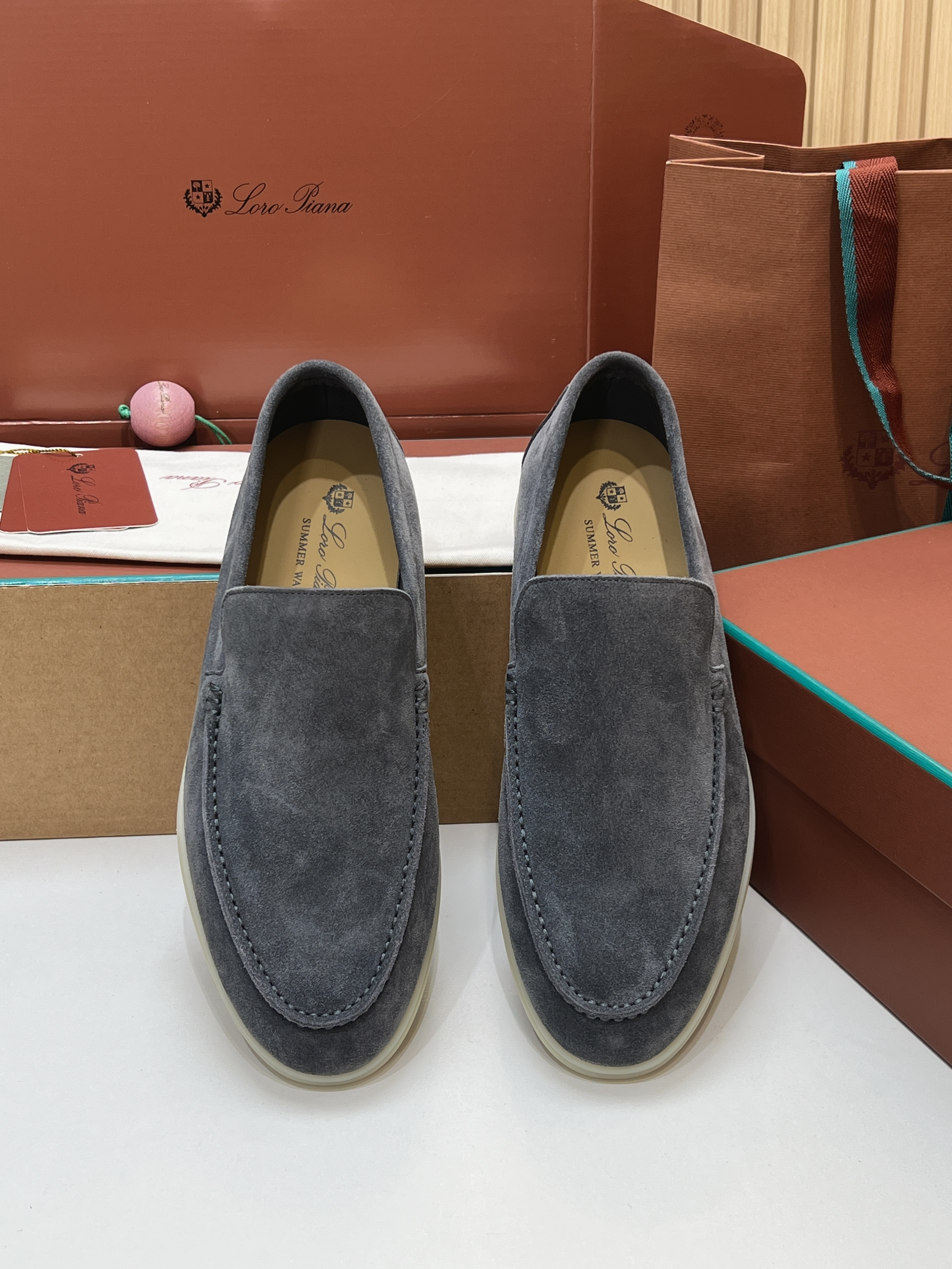 Loro Piana Men's Suede Loafer