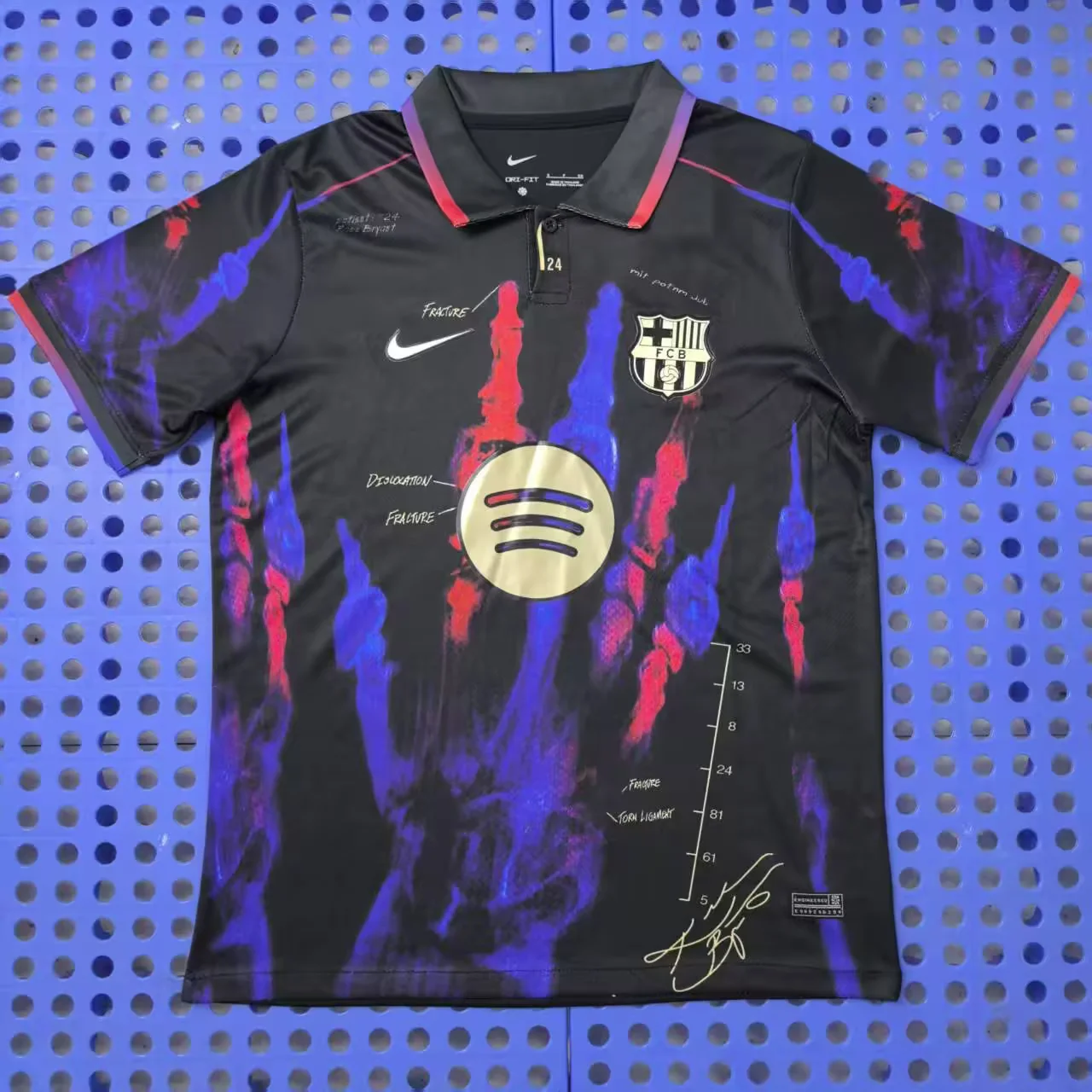 2025/2026 Barcelona Training Levver Blue Football Shirt 1:1 Thai Quality