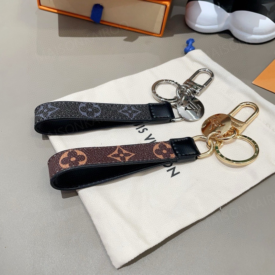 Louis Vuitton LV Canvas Strap Multi-Charm Keychain - KAIROO