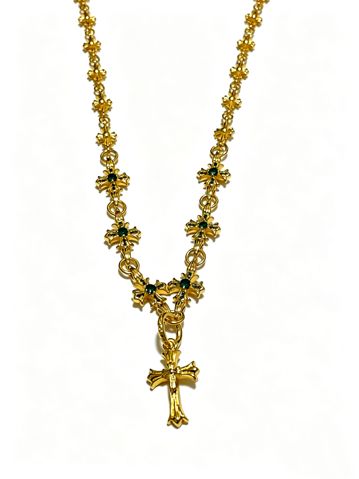 Chrome Hearts Gold Necklace 60cm