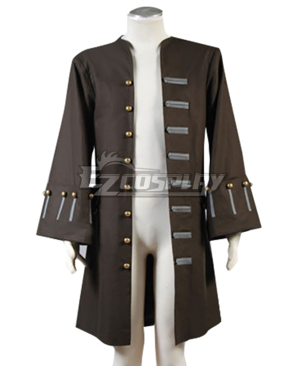 Pirates of the Caribbean Halloween Captain Jack Sparrow Coat Cosplay Costume