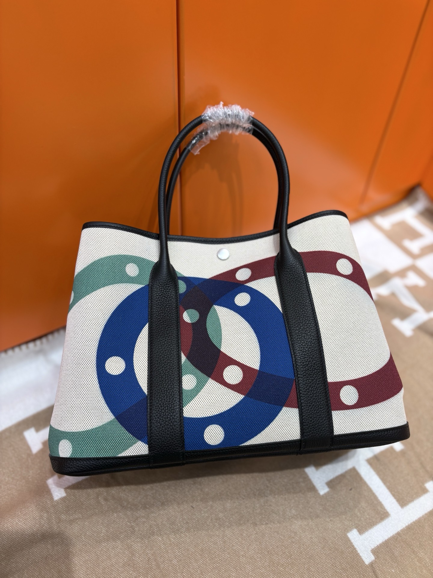 Hermes Garden Party Graffiti Handbag