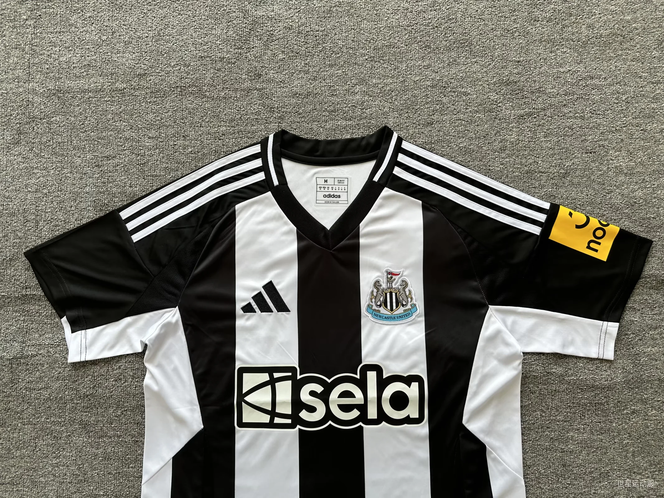 2024-25 Newcastle Home Black and White Fans Football Shirt 1:1 Thai Quality