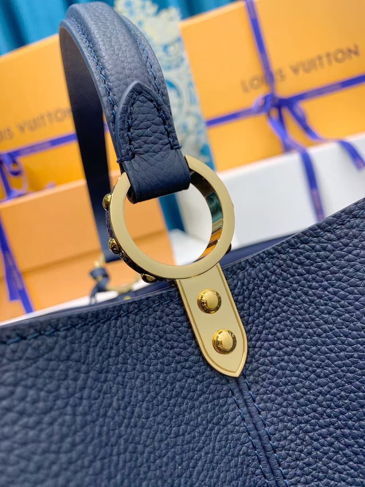Louis Vuitton new Capucines handbag in blue