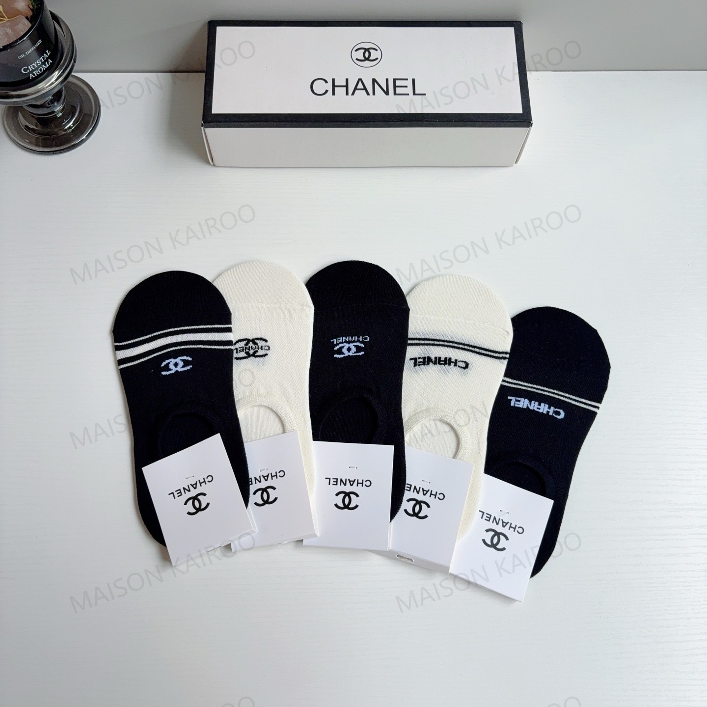Chanel Socks 5-Pack - KAIROO