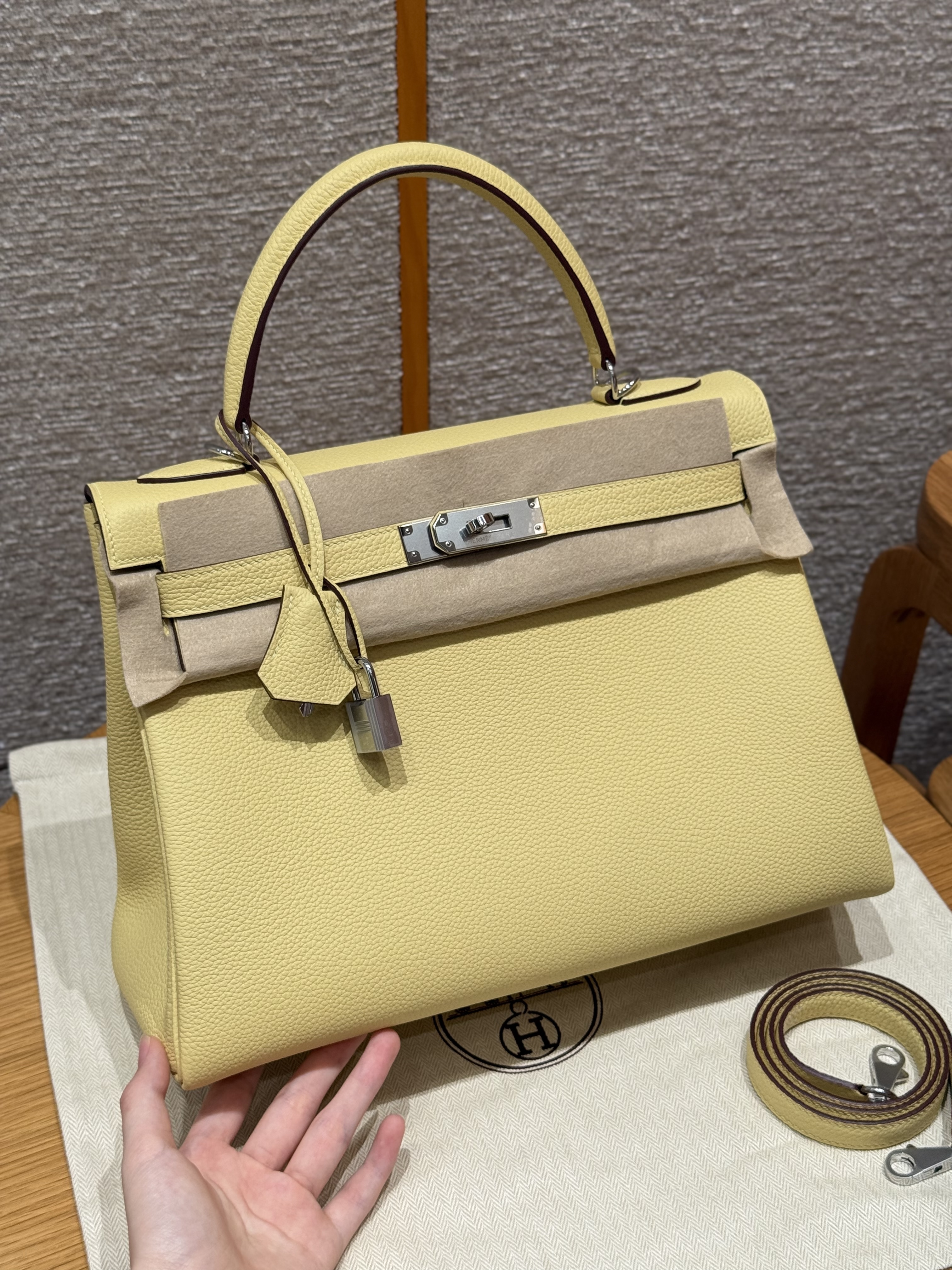 Hermes Jaume Poussin Togo Kelly 32