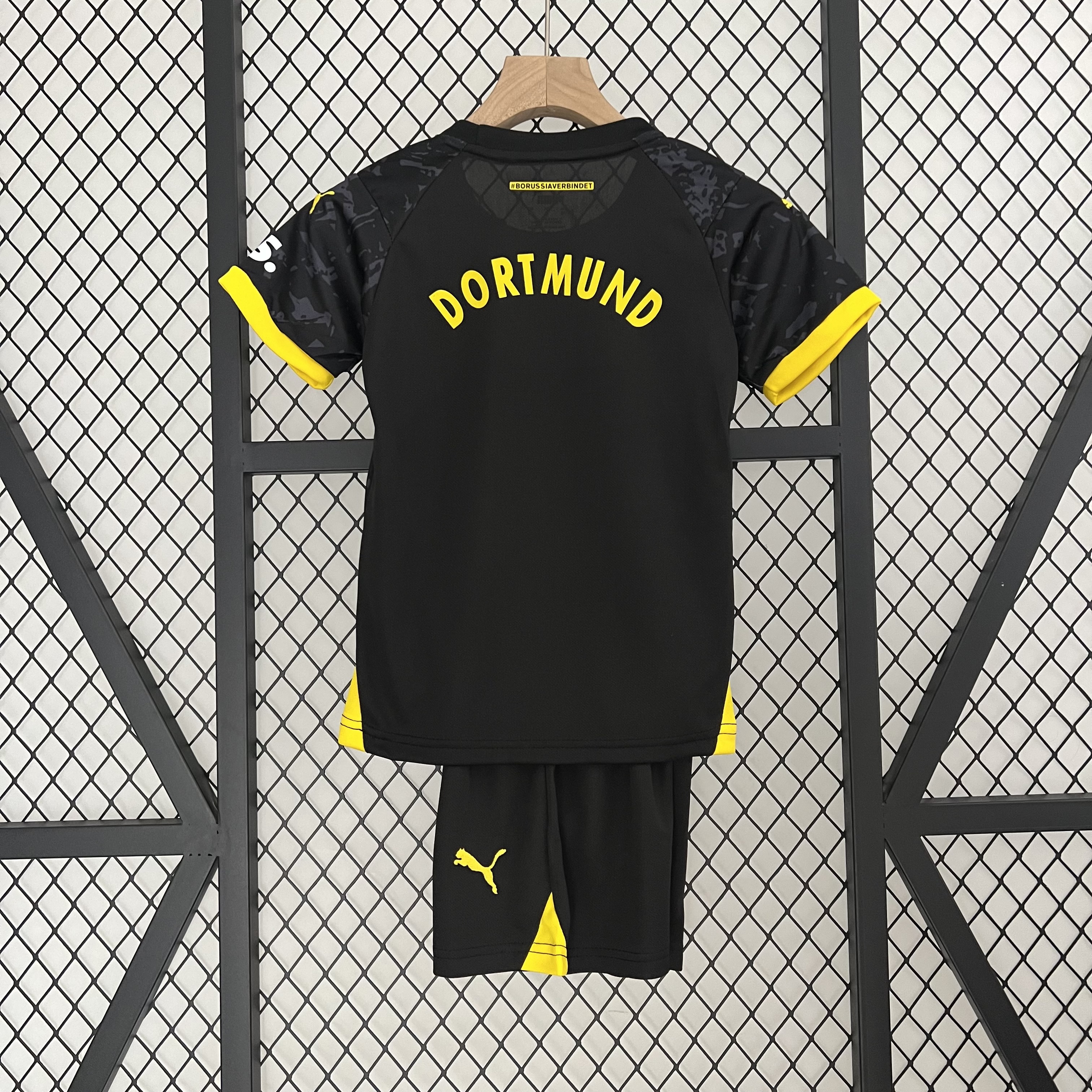 Borussia Dortmund Away Kids Jersey 23/24