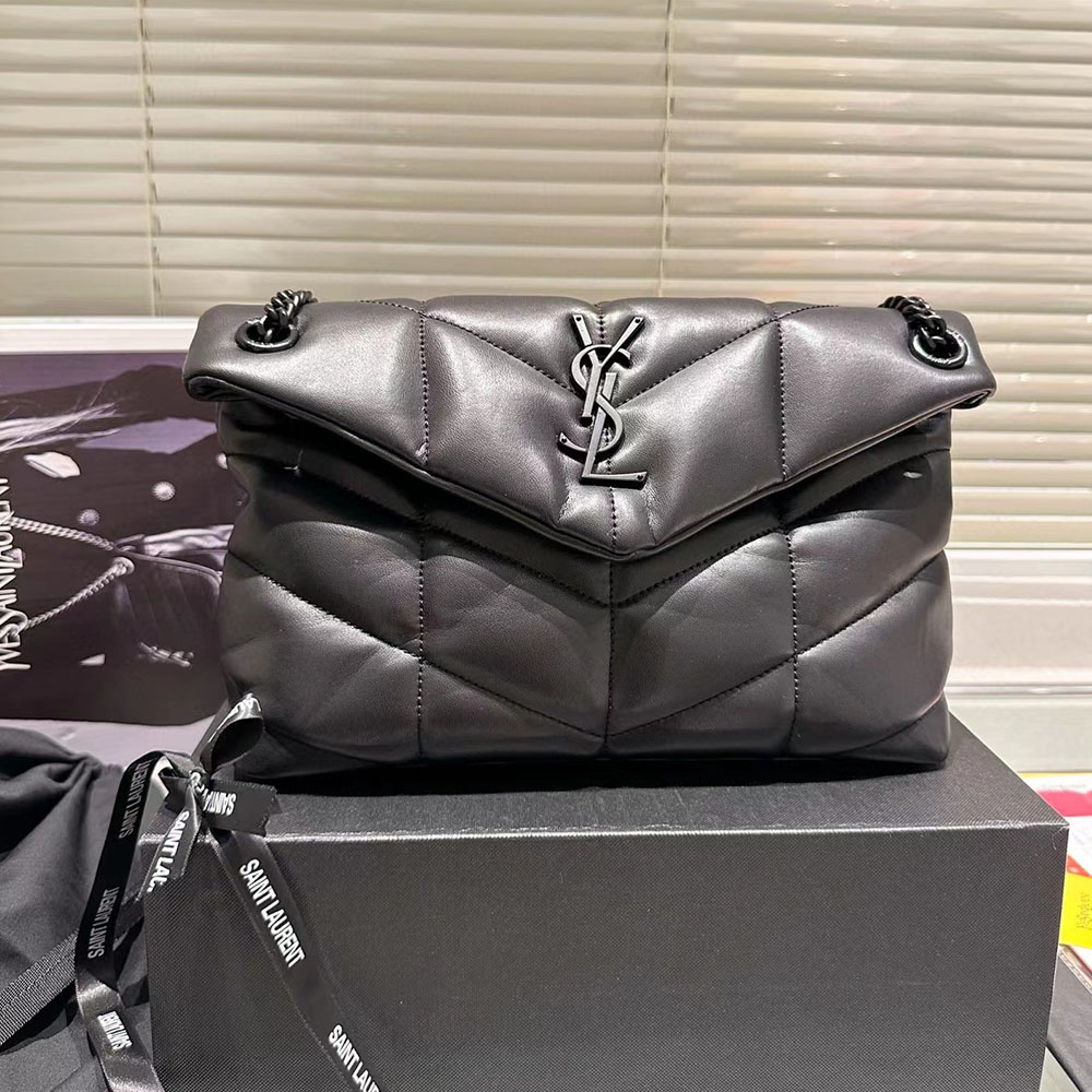SAINT LAURENT Loulou Puffer Shoulder Bag