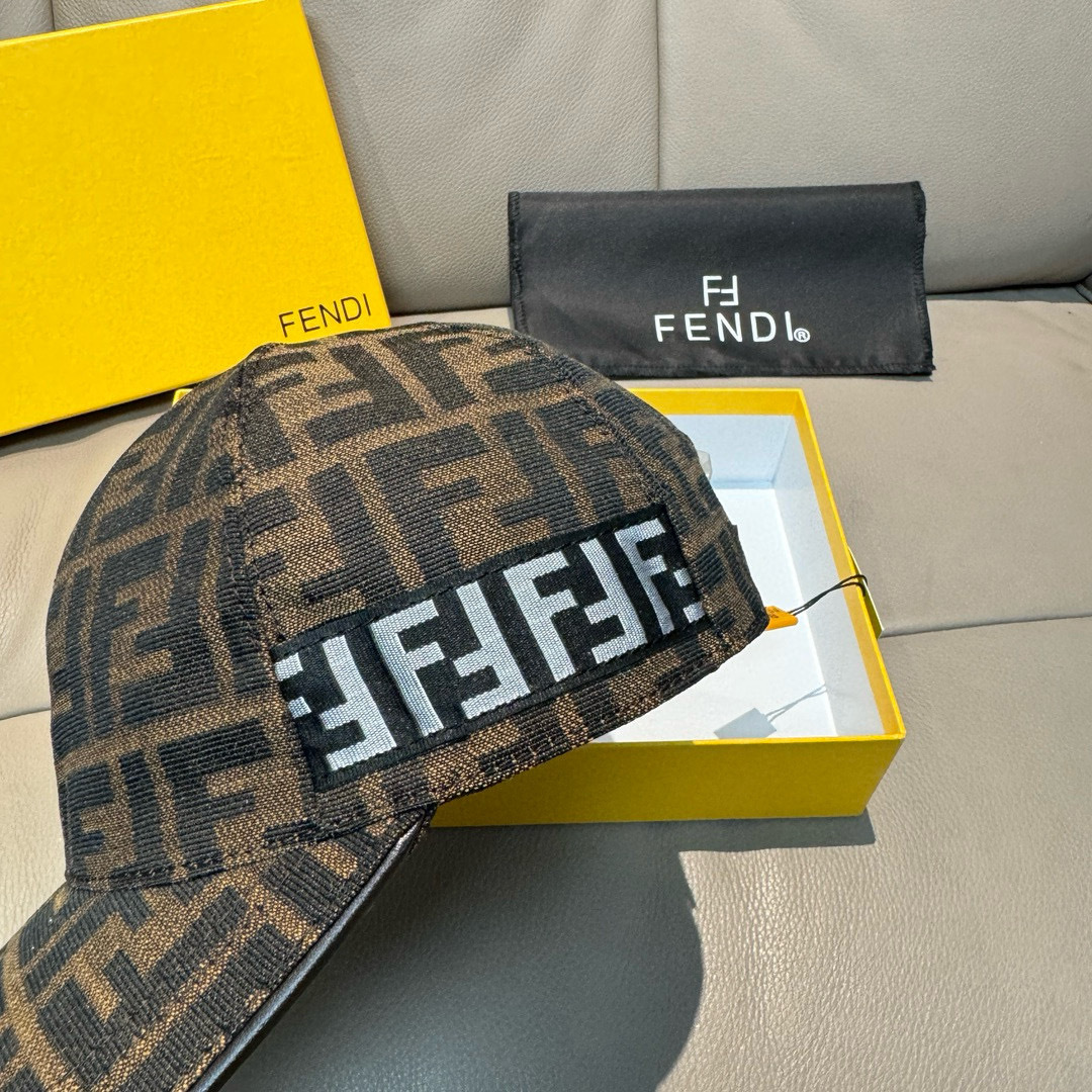 Fendi FF Logo Baseball Cap
