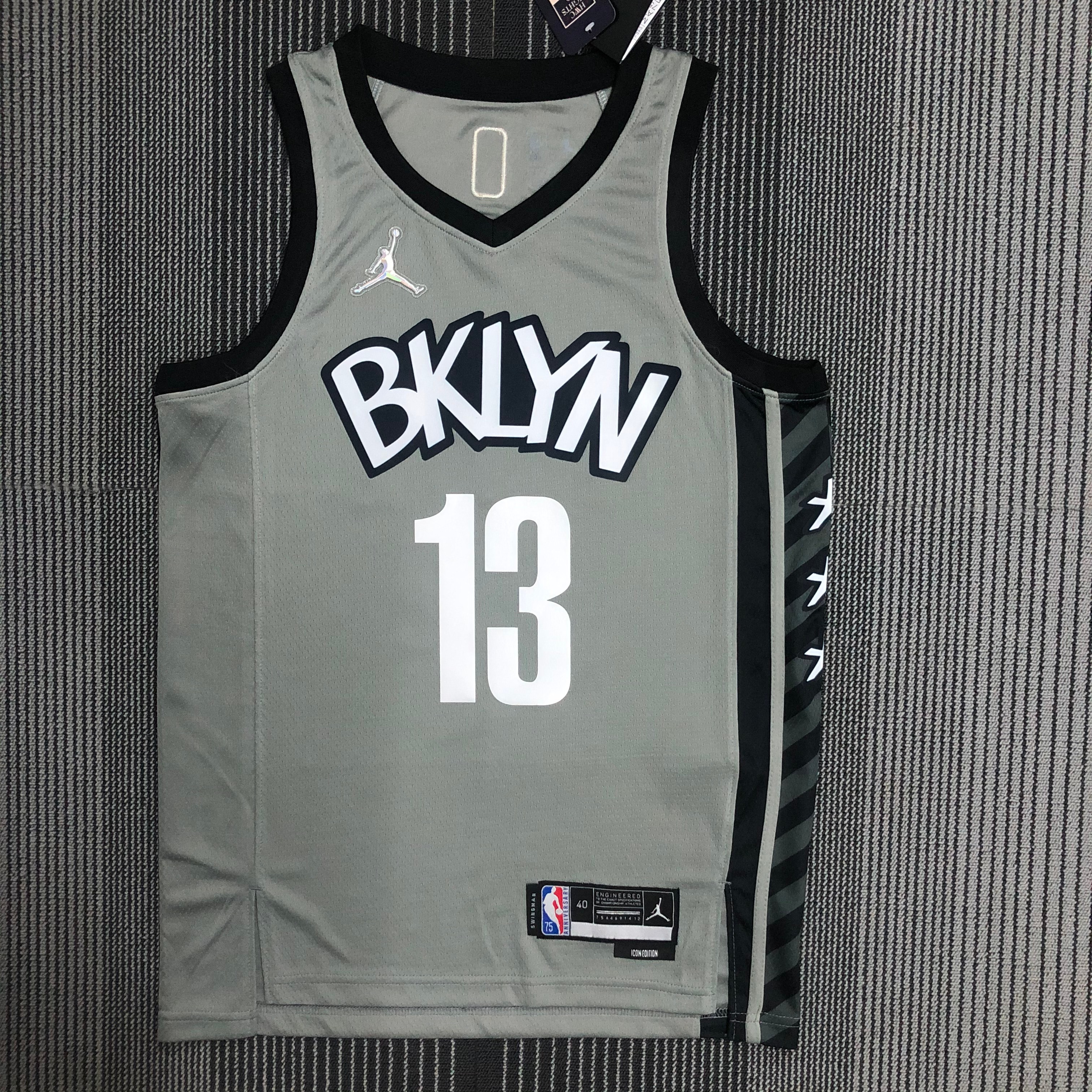 75th Anniversary Brooklyn Nets Limited Edition No. 13 Harden