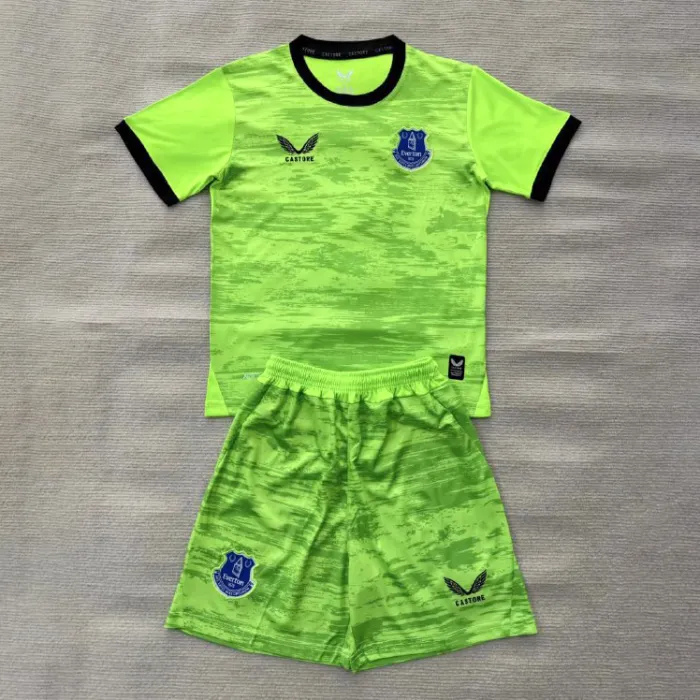 Kids Everton Home Goalkeeper Suit 26/27 | Soc Jersey - Premium Football Jersey