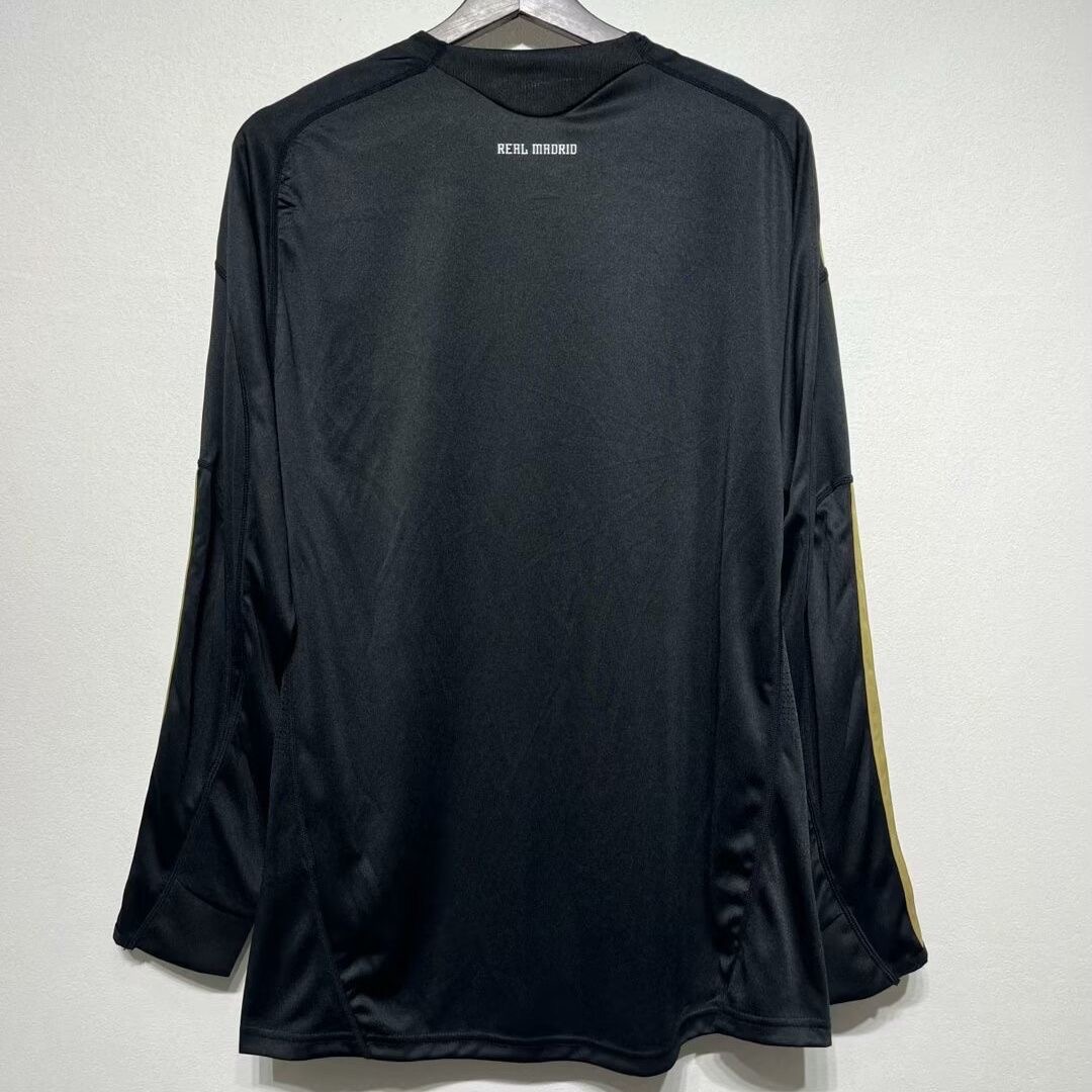 Retro Real Mαdrid 09/10 Away Long Sleeves Black