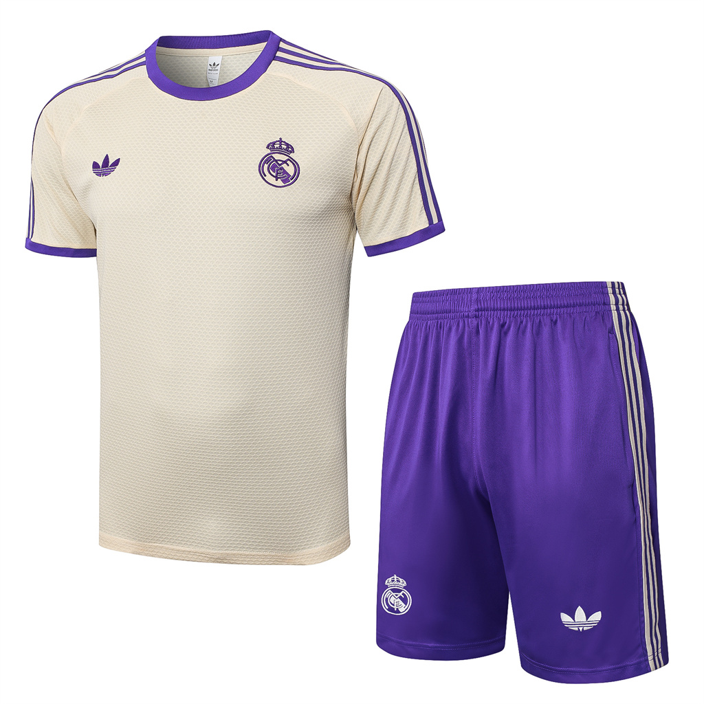 Real Madrid Training Short sleeve Suit 25/26 | Soc Jersey - Premium Football Jersey