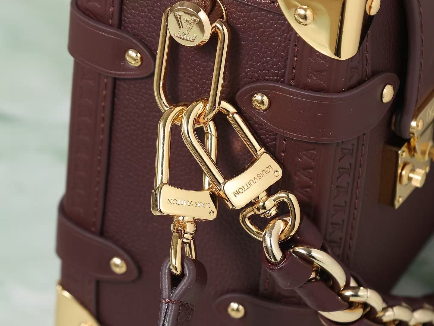 Louis Vuitton Burgundy Box Bag Handbag