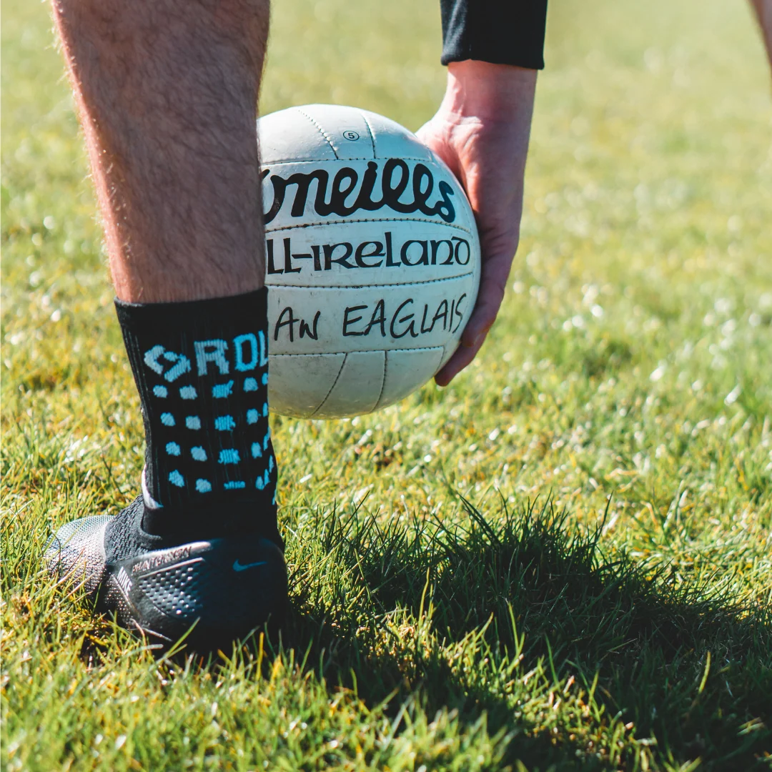 Gotojerseys Black & White Grip Soccer Socks