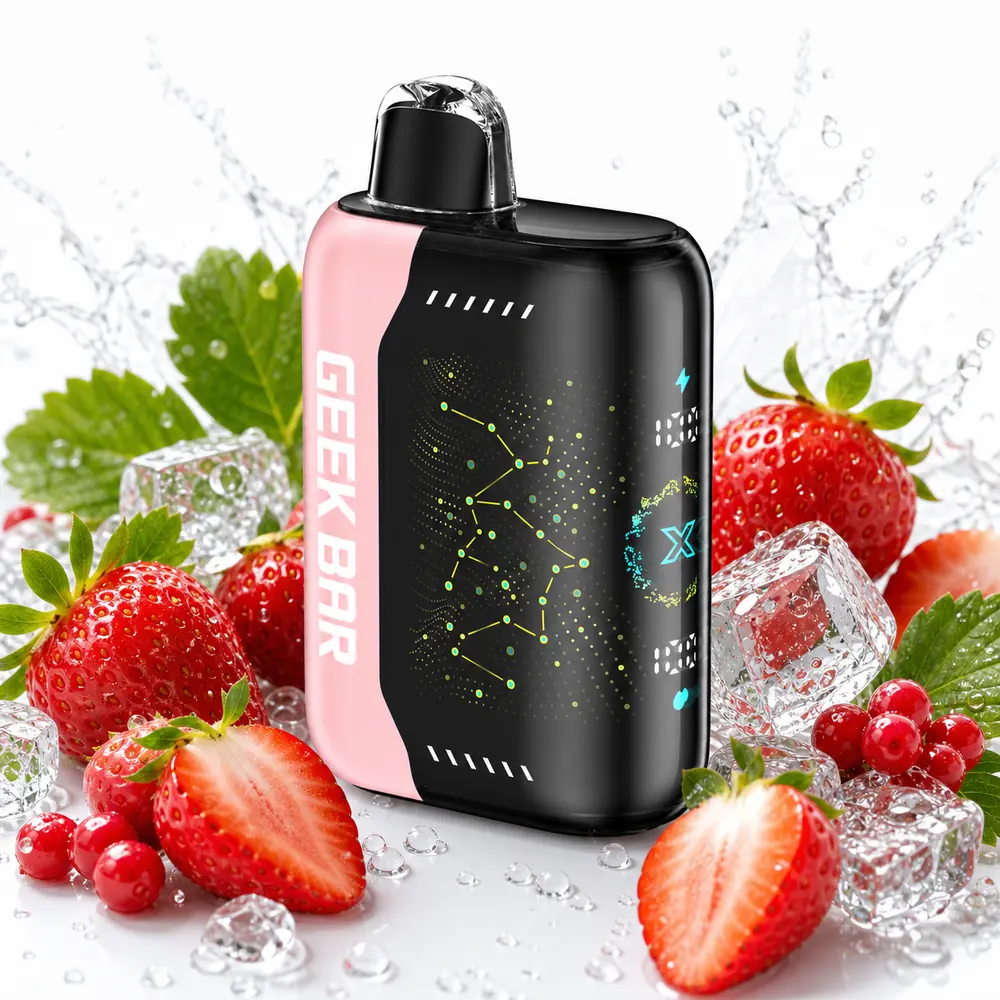 Geek Bar Pulse X 25000 Puffs - Strawberry B-Pop
