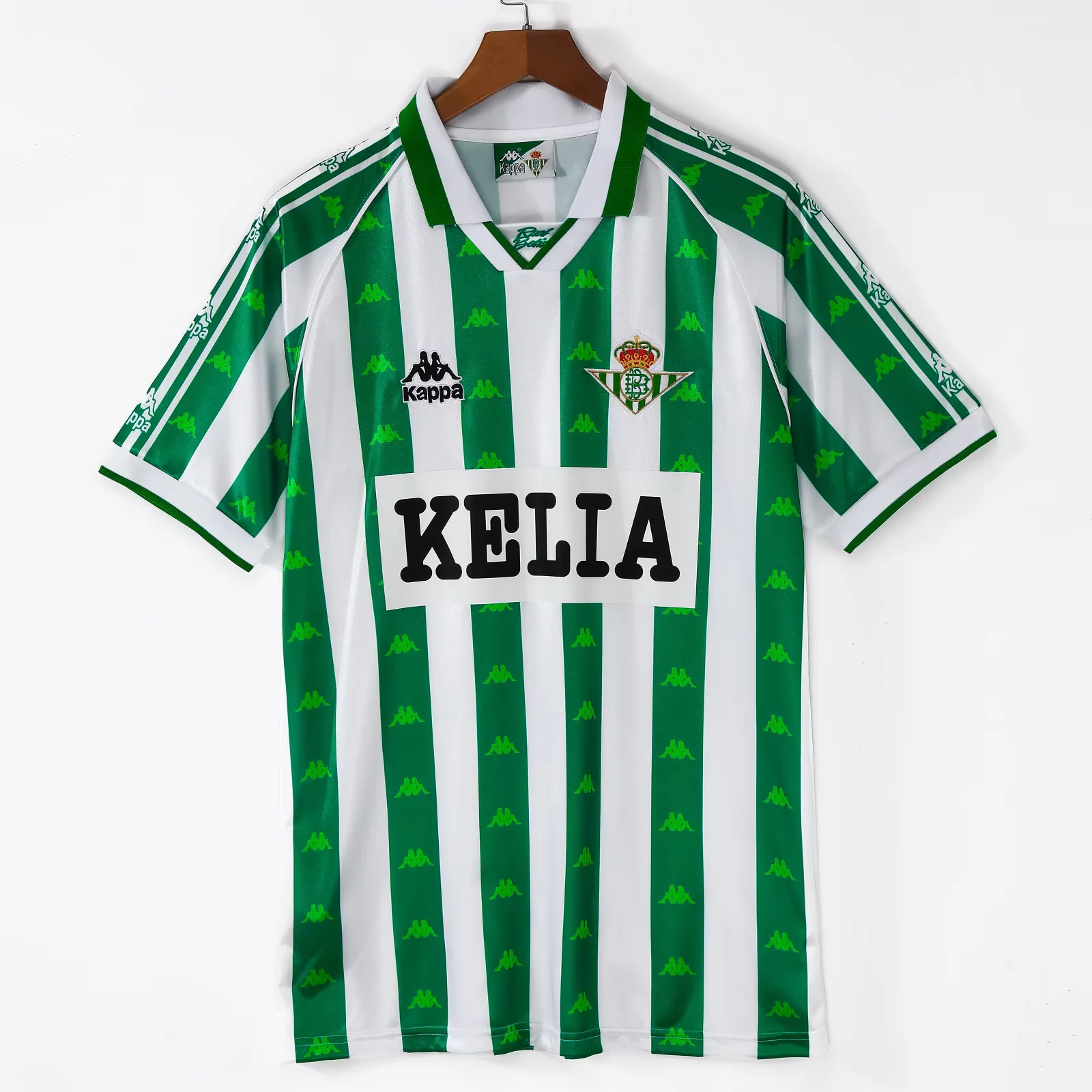 1995/97 Rrtro Real Betis Home Green Fans Football Shirt 1:1 Thai Quality