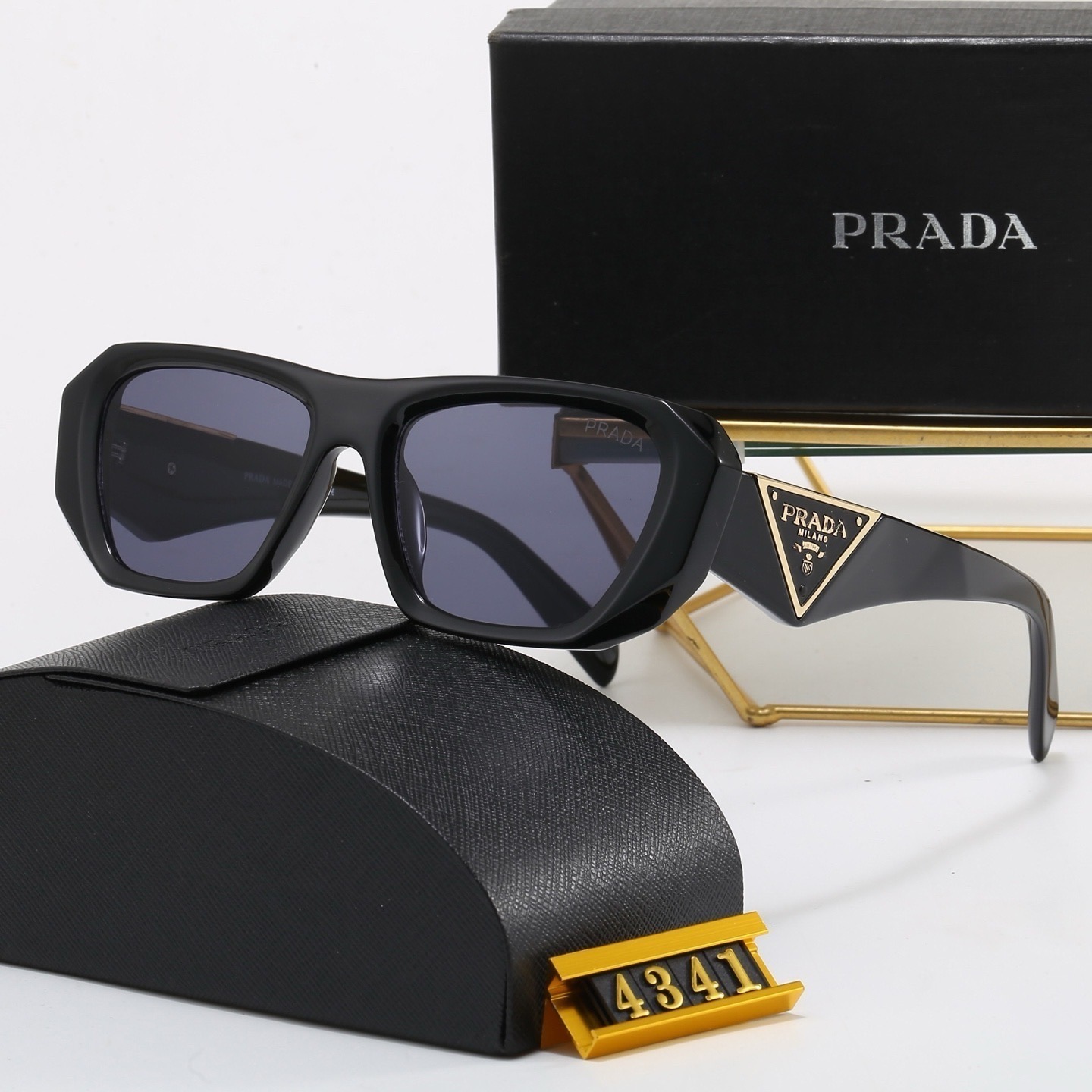 Prada Geometric Cat‑Eye Sunglasses - KAIROO