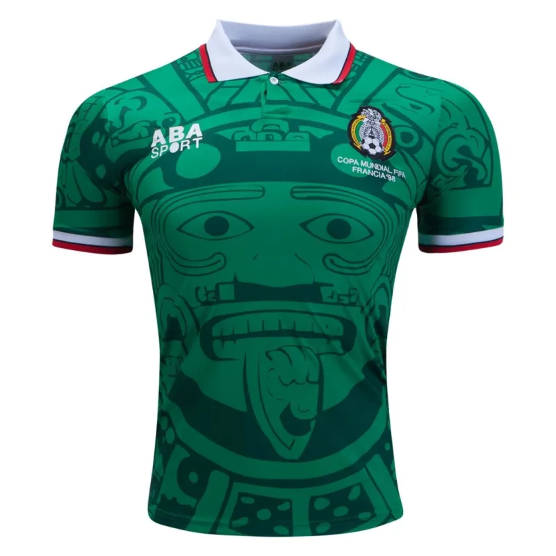 Mexico World Cup 1998  Retro Home Jersey