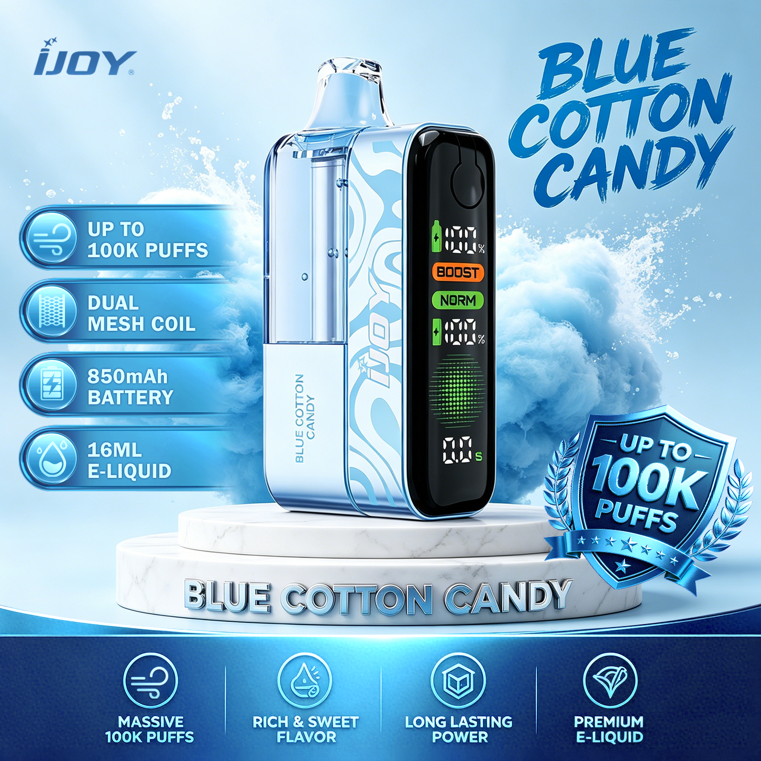 IJOY XP100K Disposable - 15 flavors