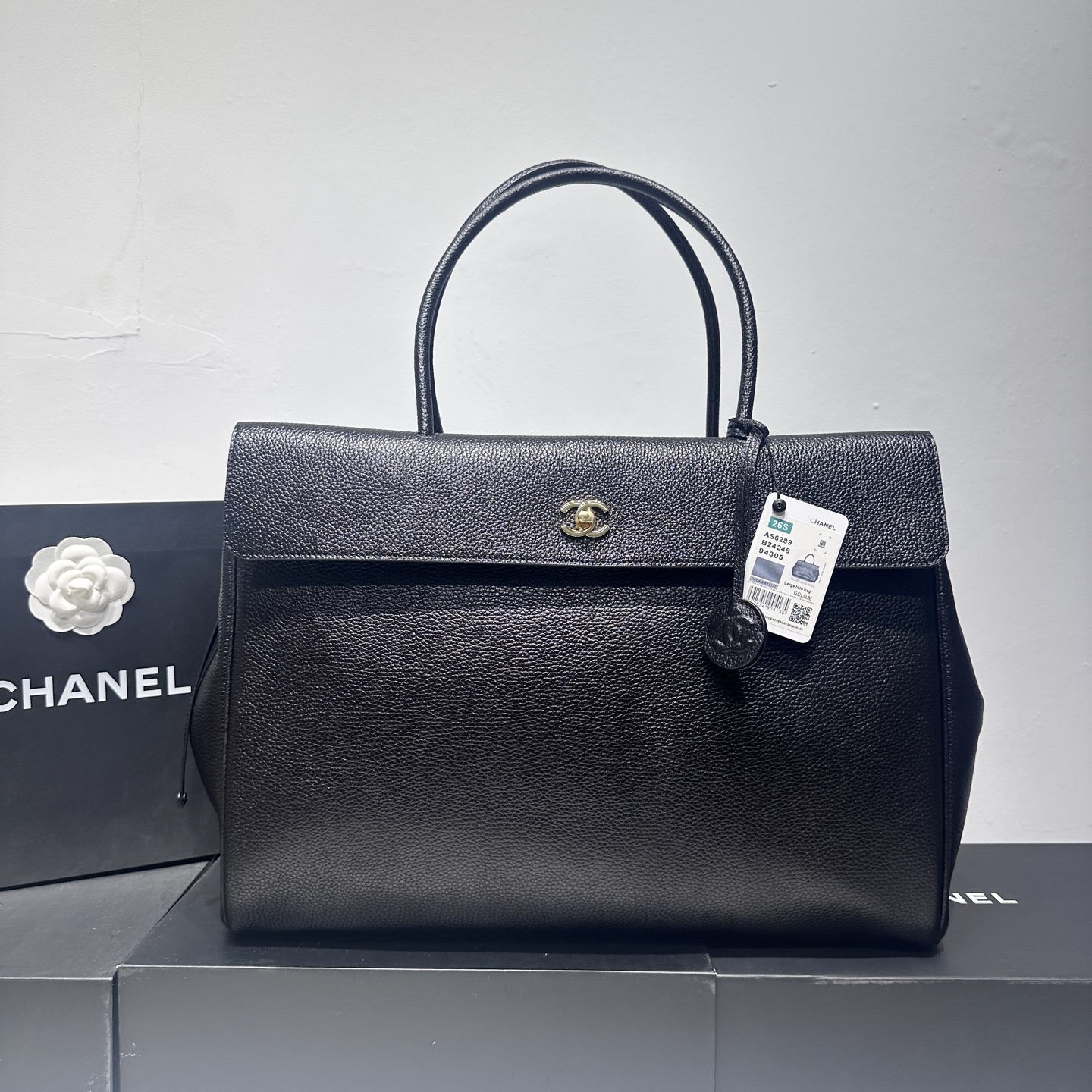Chanel Spring Summer 2026 Large Tote in Black AS6289