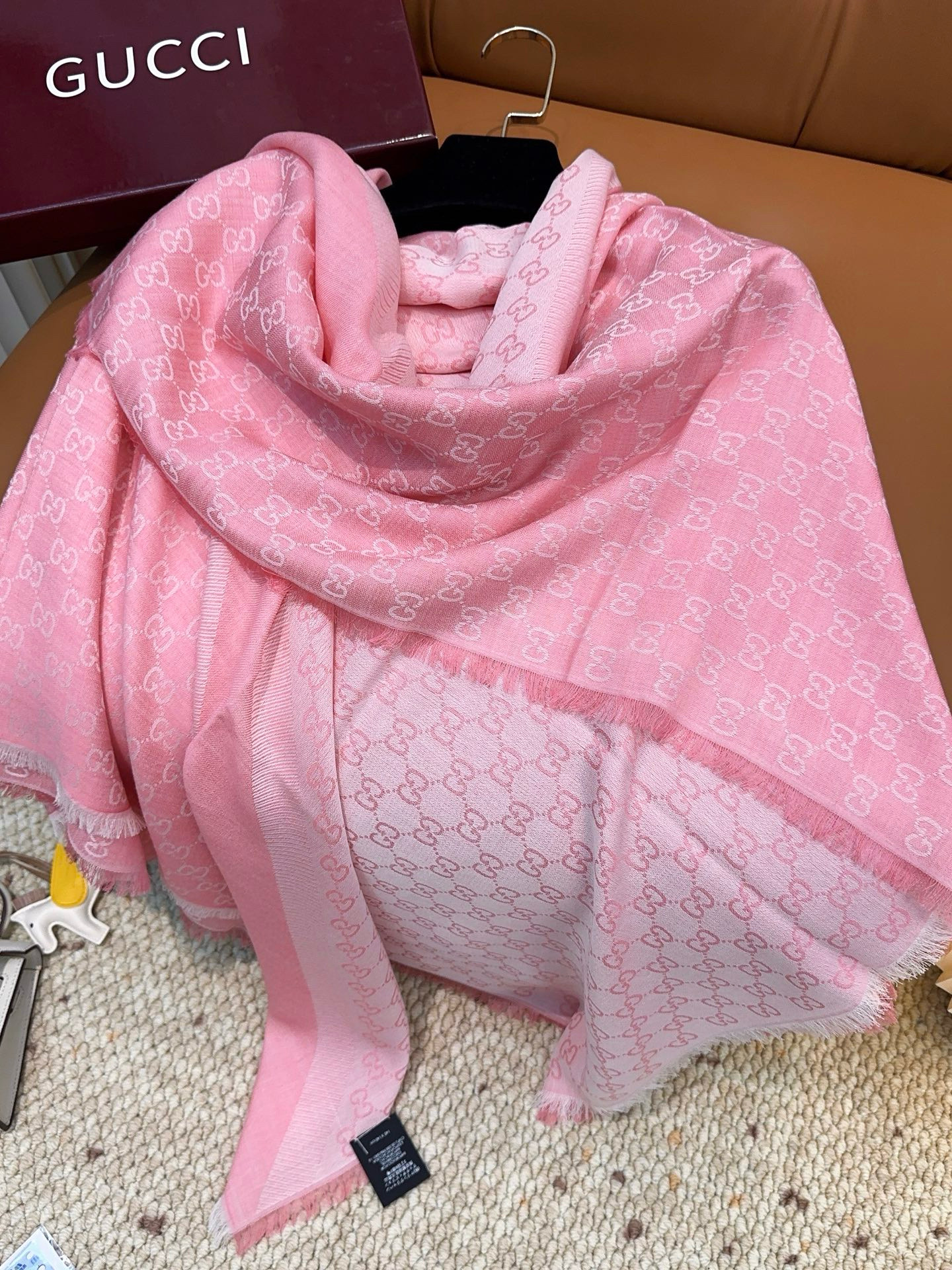 Gucci Classic Silk and cashmere shawl