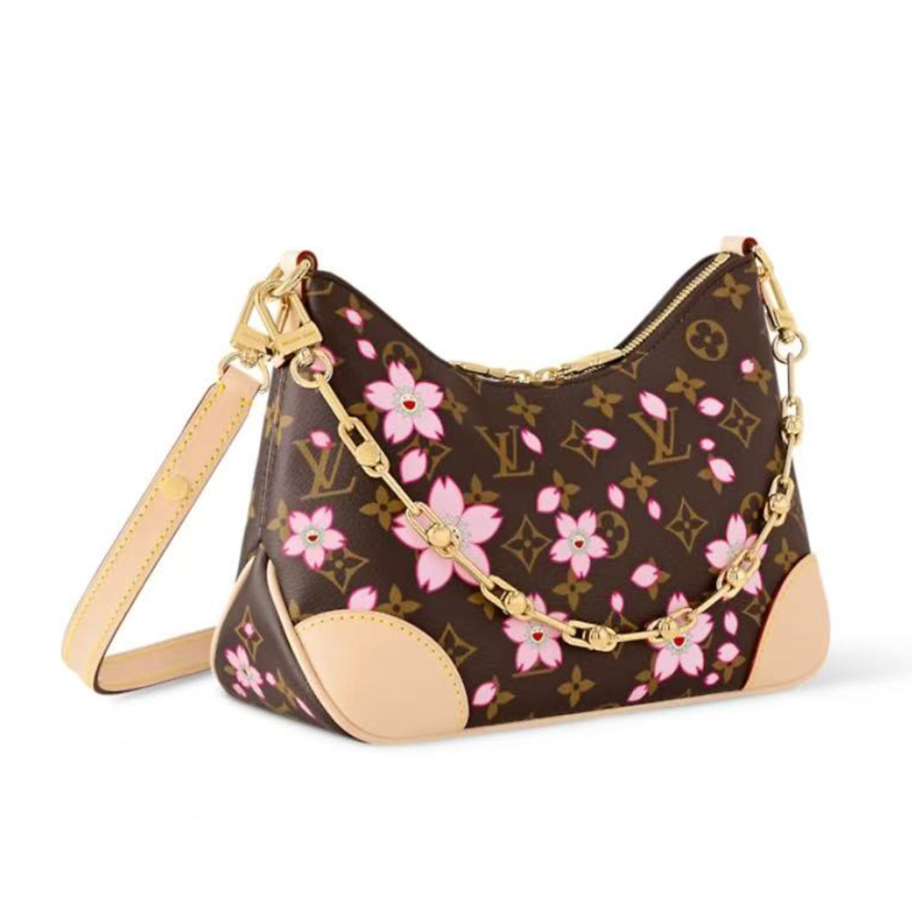 LV x TM Louis Vuitton Cherry Blossom BOULOGNE Bag