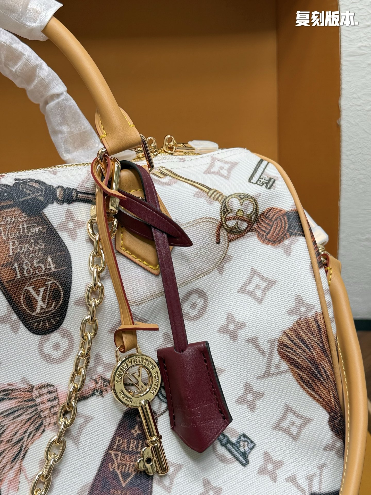 Louis Vuitton LV Speedy 30 Getaway Capsule Resort Monogram Canvas Bandoulière Top Handle Bag - KAIROO