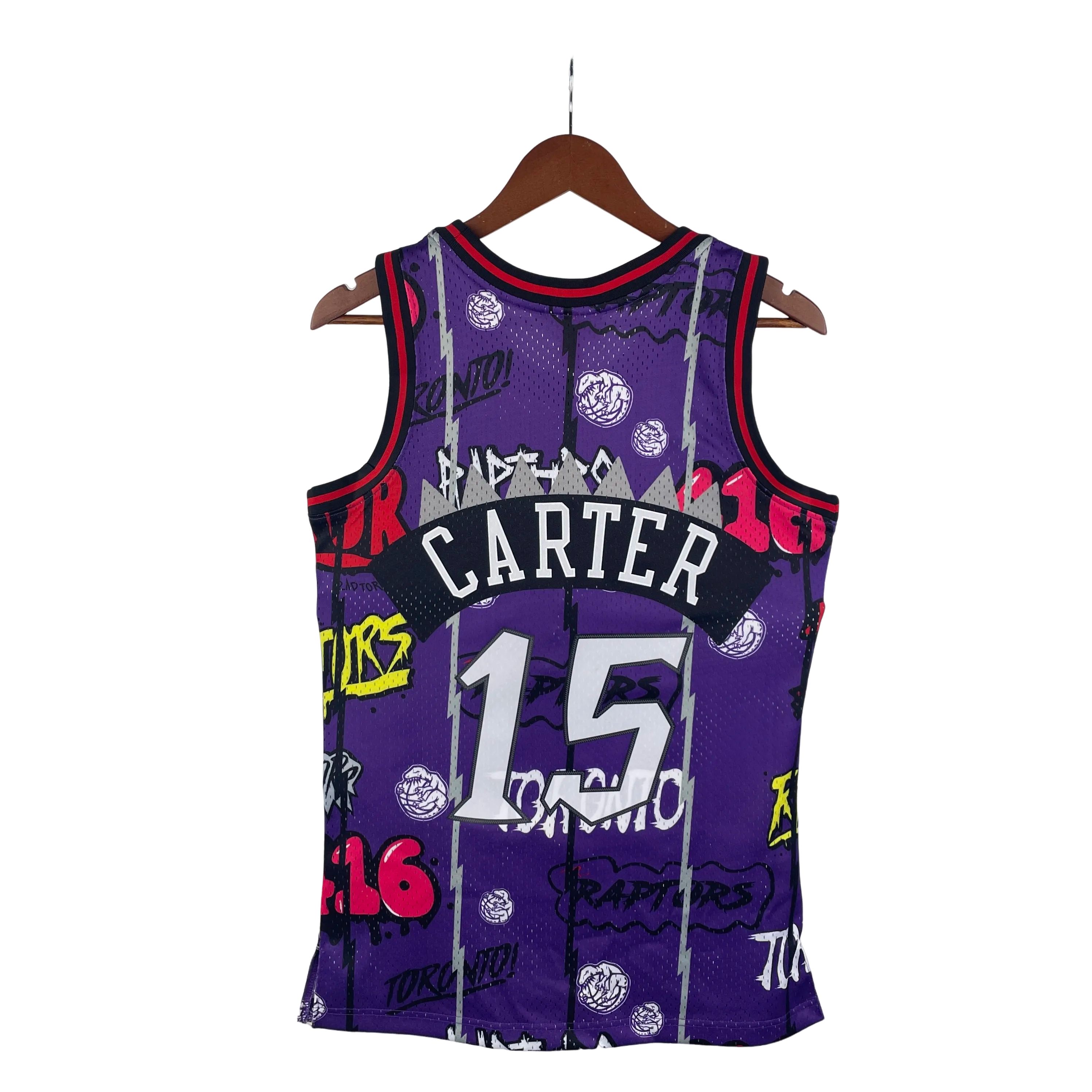MN Heat Pressed Vintage : SW Raptors 98/99 Graffiti No.15 Carter