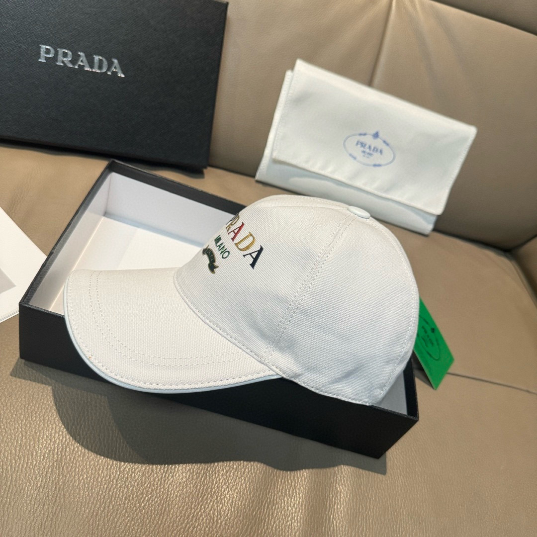 Prada Cotton Baseball Cap