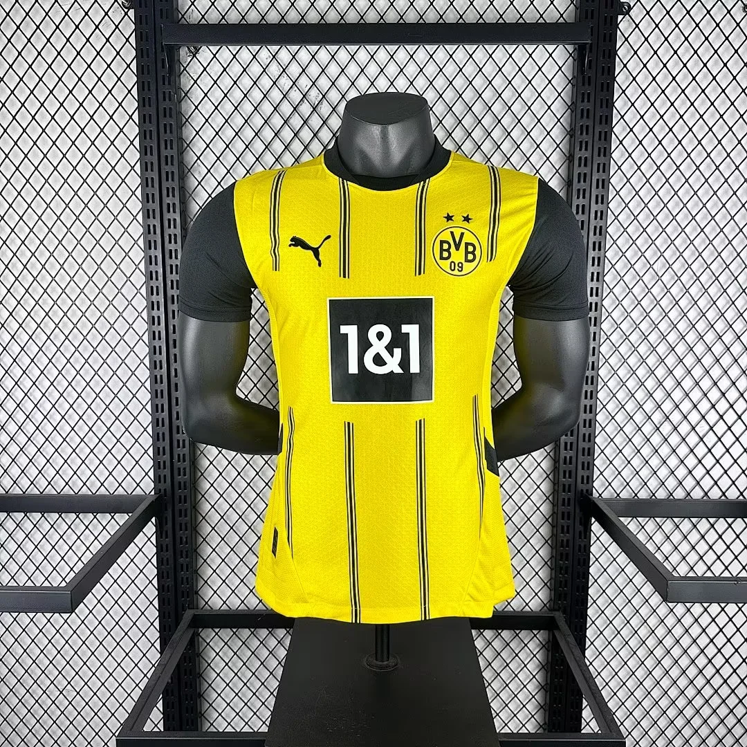 2024-25 Player Levver BVB Home Yellow Football Shirt 1:1 Thai Quality