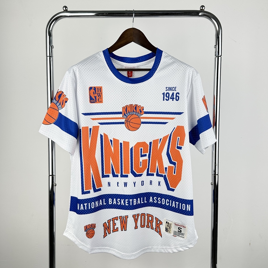 26 Styles of MN Retro Short-Sleeve T-Shirts - Knicks Team S-XXL