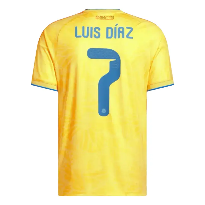 Luis Diaz 2026 Colombia Home Jersey