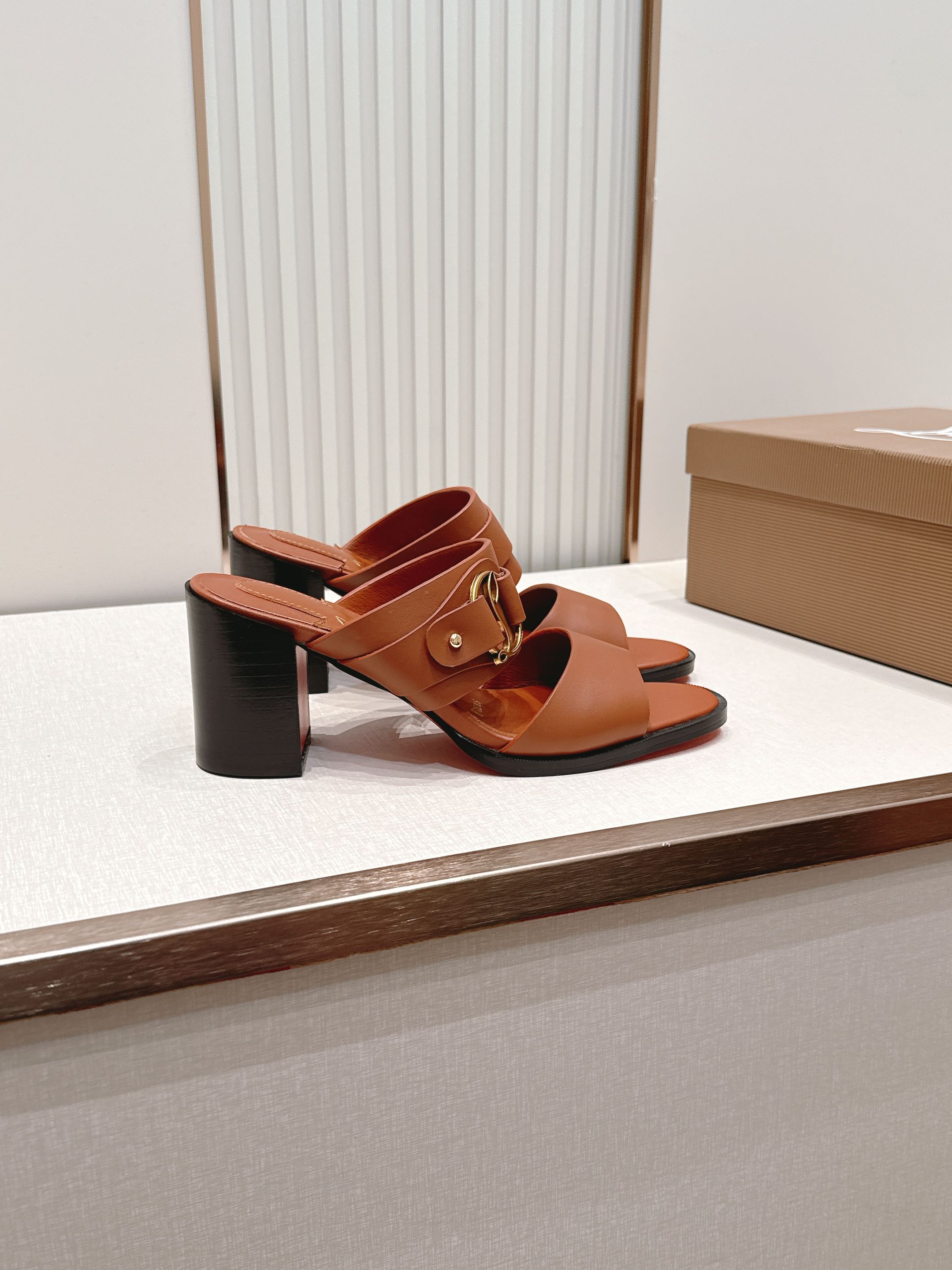 Christian Louboutin Leather Mules