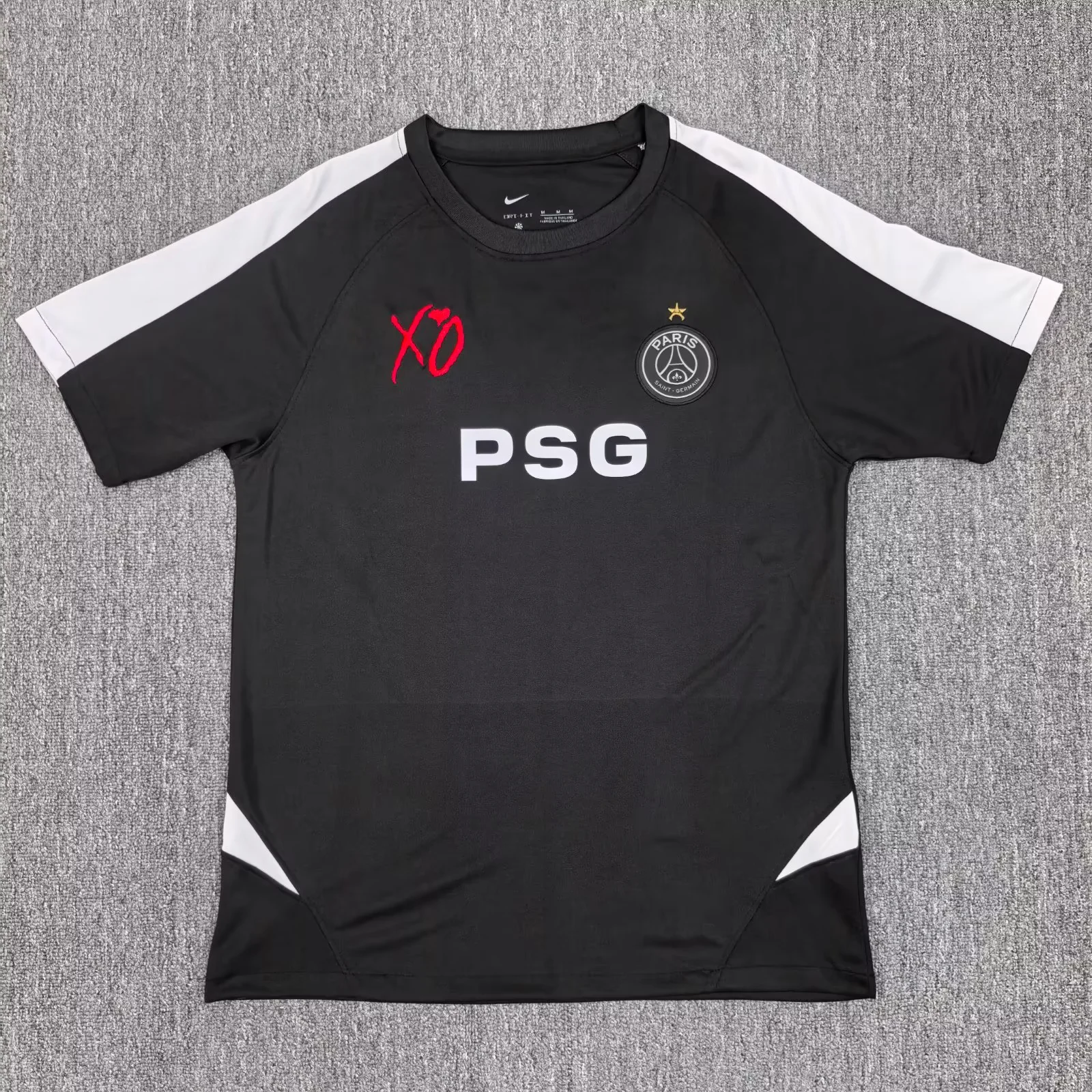 2025-26 Paris XO Black Fans Football Shirt 1:1 Thai Quality